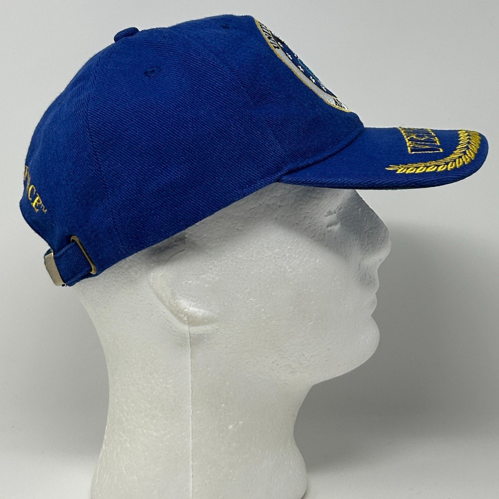 Other US Air Force Veteran Hat Cap Blue USAF Gold Leaf Leaves Size ONE SIZE - 7 Thumbnail