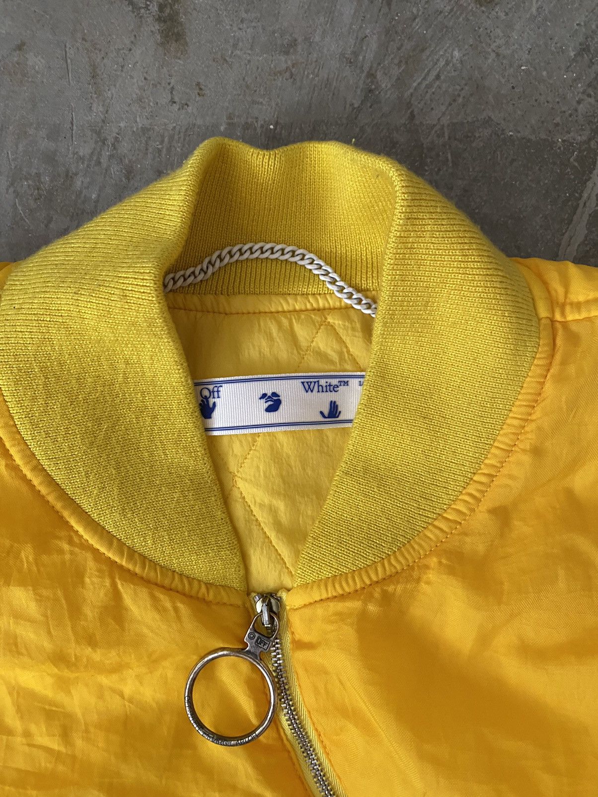 Off-White Off-White Yellow Bomber Jacket Kapital Post Archive Fraction Size US L / EU 52-54 / 3 - 2 Thumbnail
