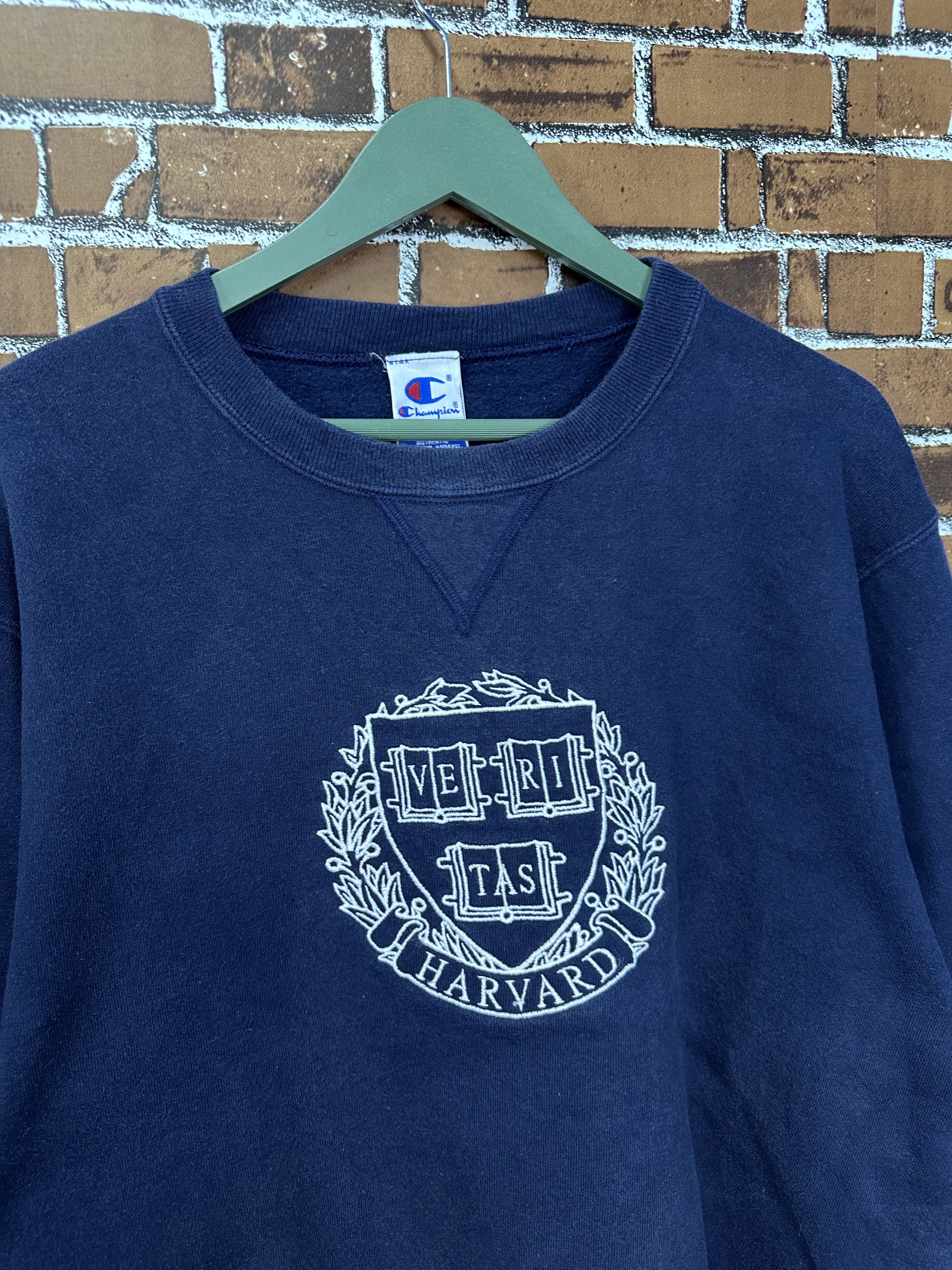 Champion Vintage Champion University Harvard Crewneck Z448 Size US L / EU 52-54 / 3 - 2 Thumbnail