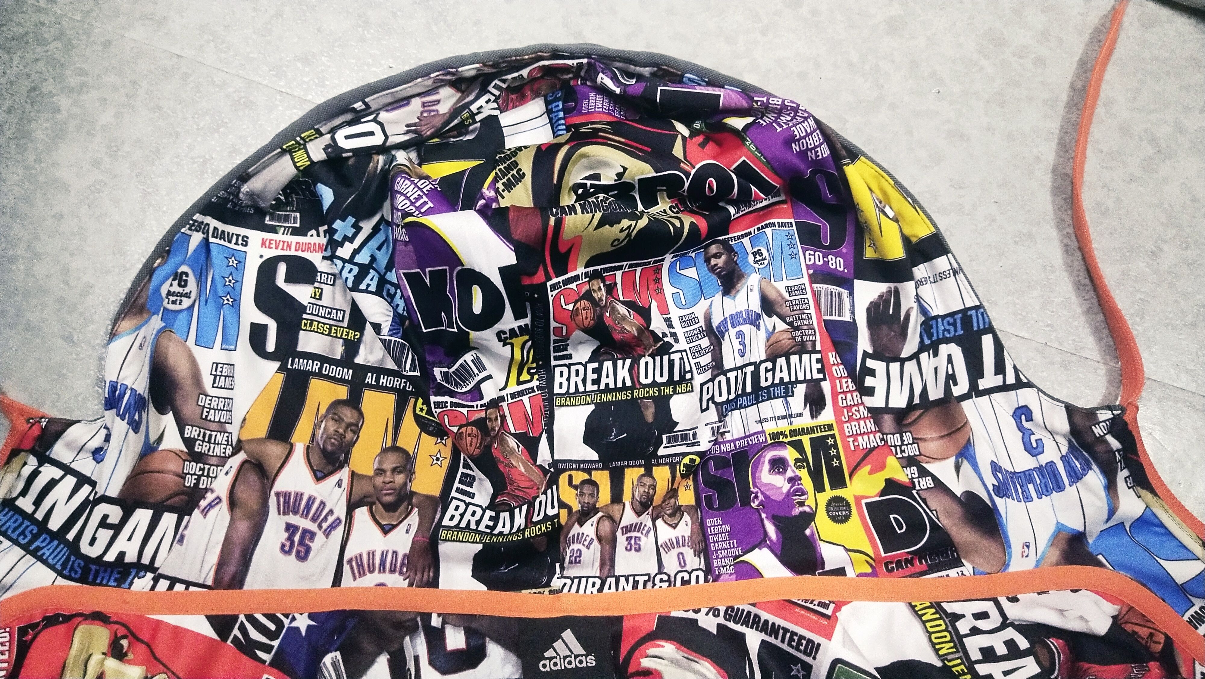 Adidas × NBA 🔥 Rare Adidas NBA SLAM Hoodie Size US L / EU 52-54 / 3 - 9 Thumbnail