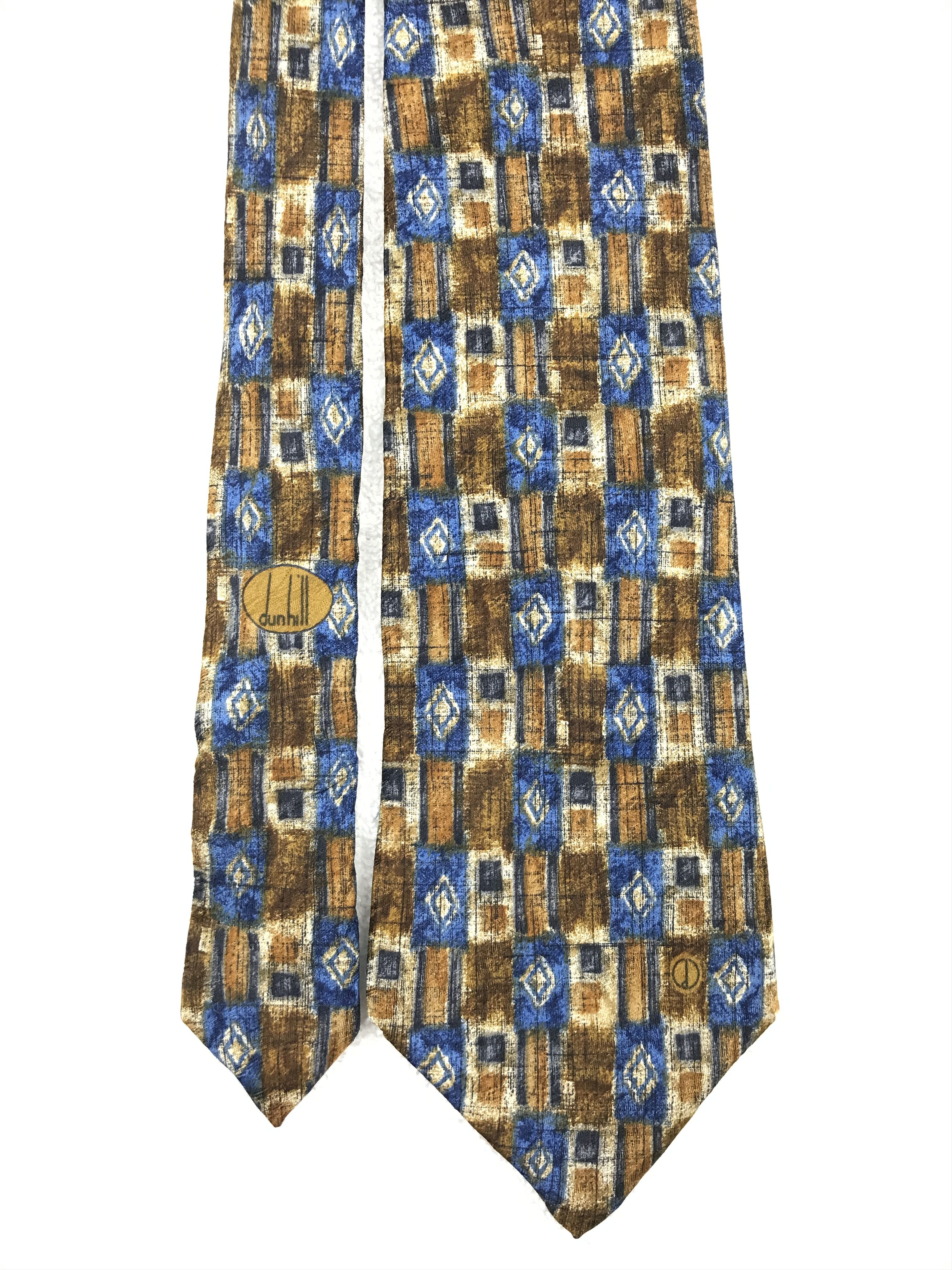 Alfred Dunhill × Vintage Vintage Alfred Dunhill Silk Necktie Size ONE SIZE - 2 Thumbnail