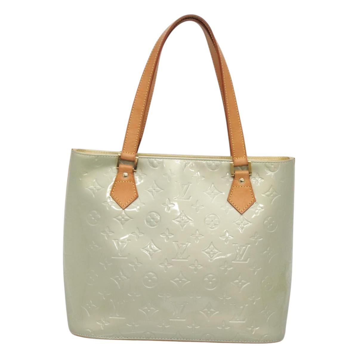 Louis Vuitton LOUIS VUITTON Monogram Vernis Houston Hand Bag Gris M91053 Size ONE SIZE - 2 Thumbnail