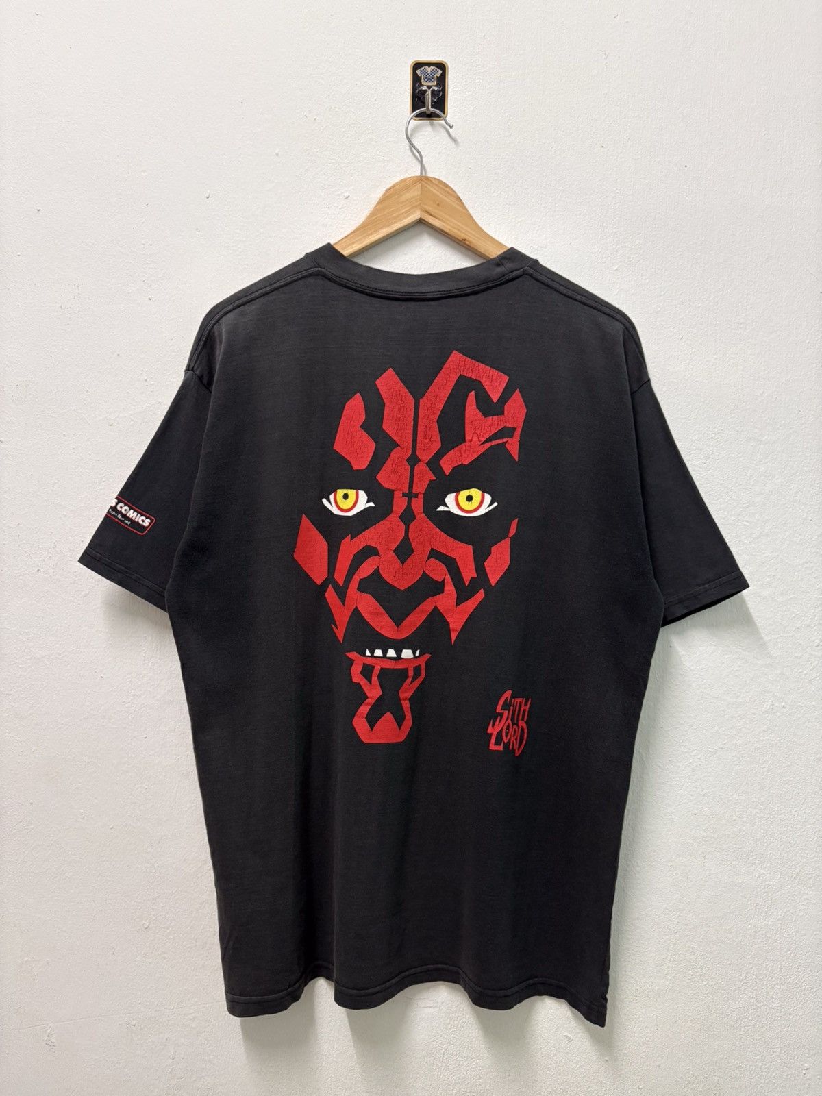 Vintage Vintage 90's Star Wars Episode 1 - Darth Maul Promo T-Shirt Size US M / EU 48-50 / 2 - 1 Thumbnail