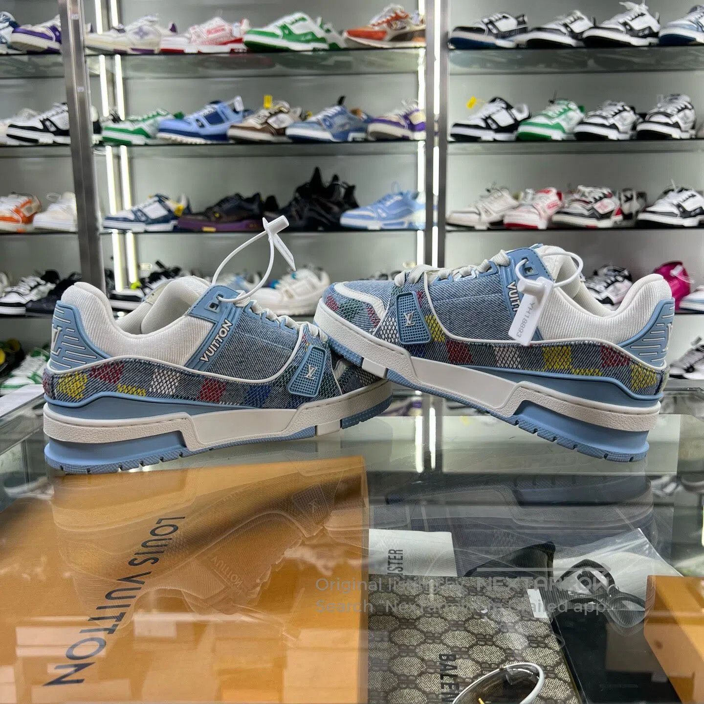 Louis Vuitton Louis Vuitton SS25 Color Chessboard shoes Size US 6.5 / IT 36.5 - 4 Thumbnail