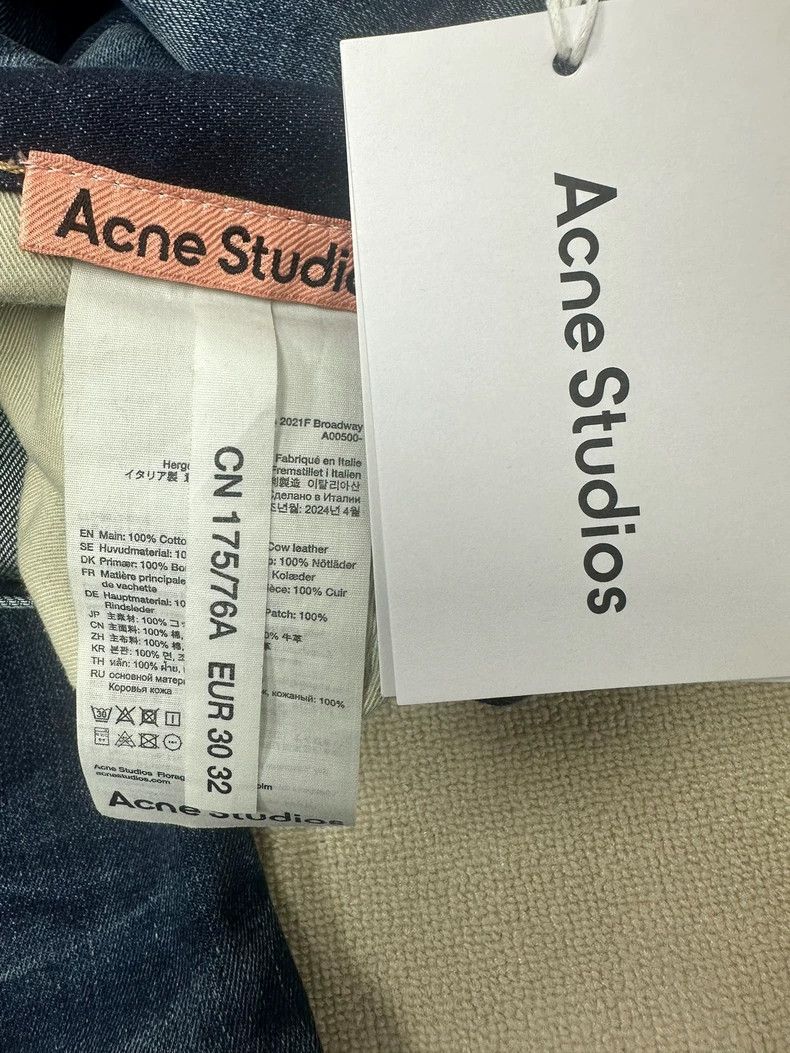 Acne Studios acne studios Retro jeans with wavy cat whiskers 2506-Nextar Size US 30 / EU 46 - 4 Thumbnail