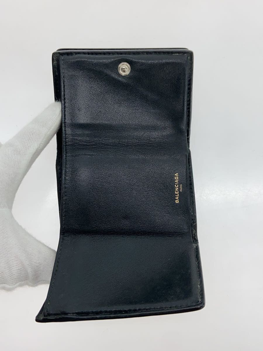 Balenciaga Balenciaga Leather Tri-Fold Wallet Size ONE SIZE - 4 Thumbnail