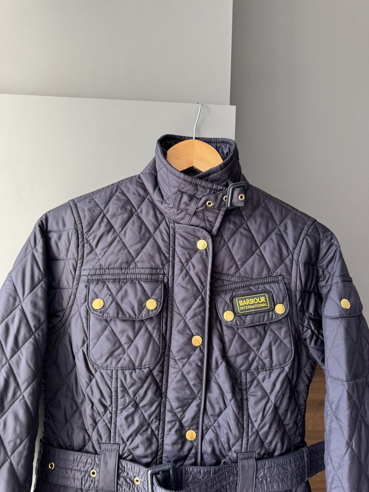 Barbour Barbour International Polarquilt belted jacket size UK 6 Size US S / EU 44-46 / 1 - 2 Thumbnail