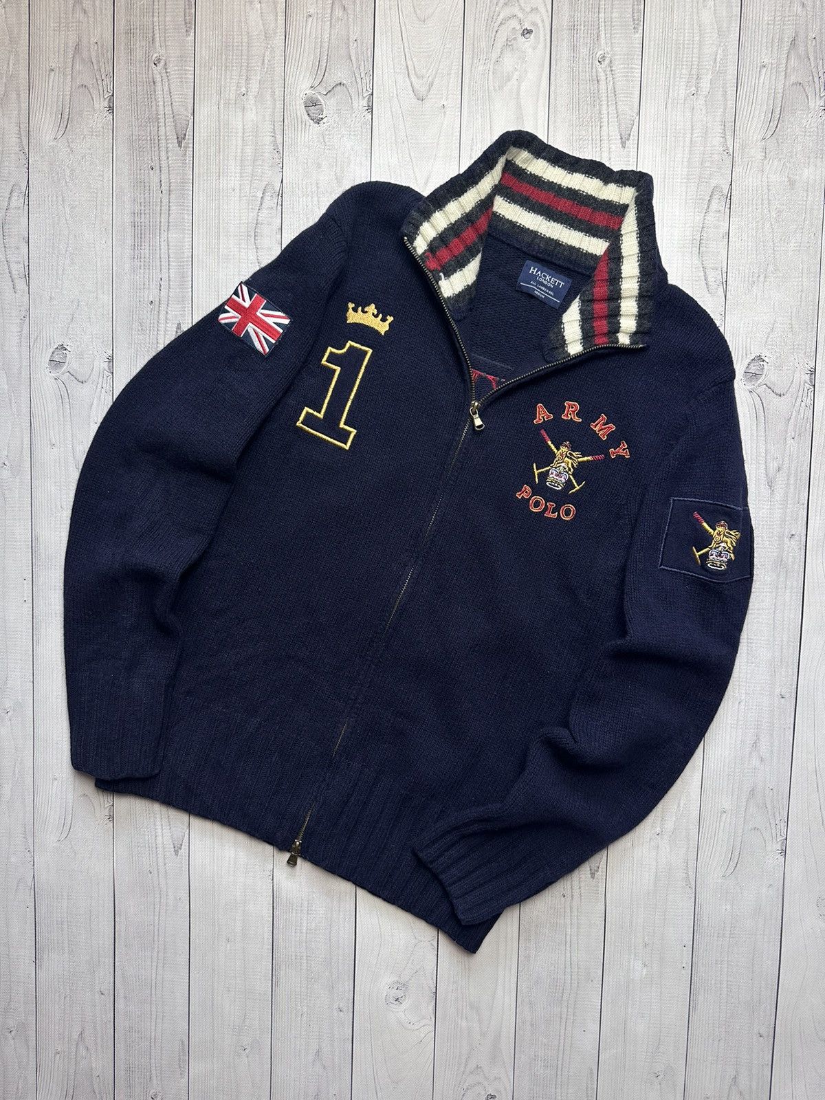 Hackett × Vintage Vintage Hackett racing jacket big logo size M rare Size US M / EU 48-50 / 2 - 1 Thumbnail