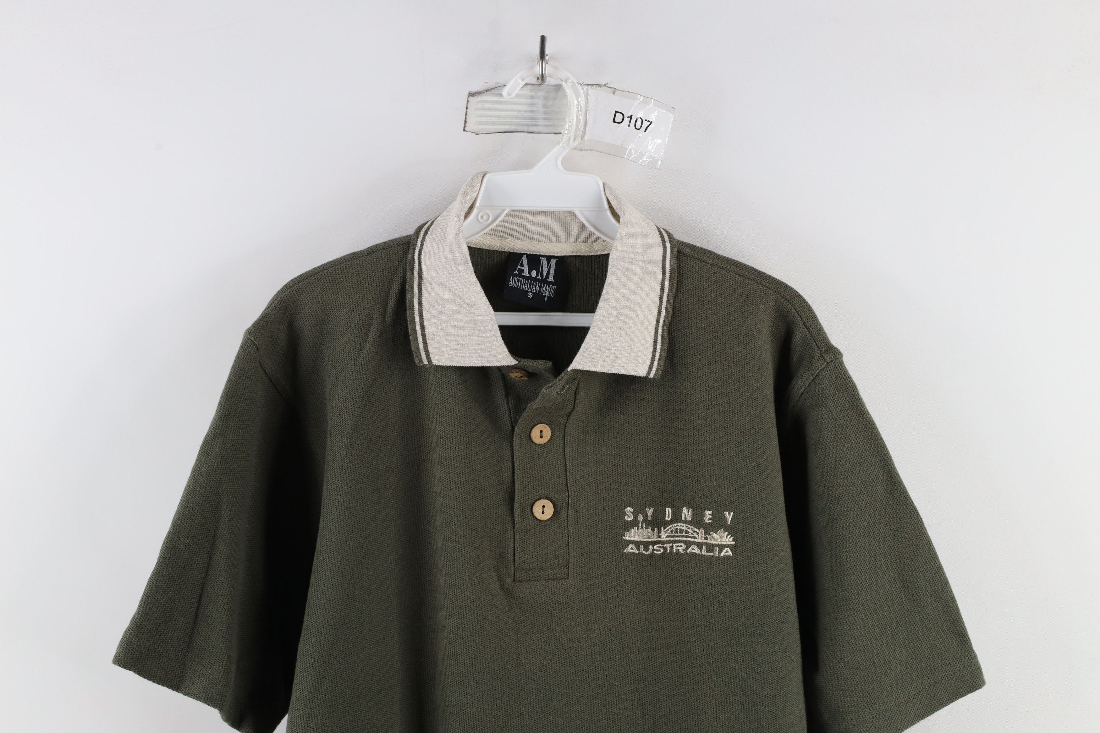Vintage Vintage 90s Streetwear Spell Out Sydney Australia Polo Shirt Size US S / EU 44-46 / 1 - 2 Thumbnail