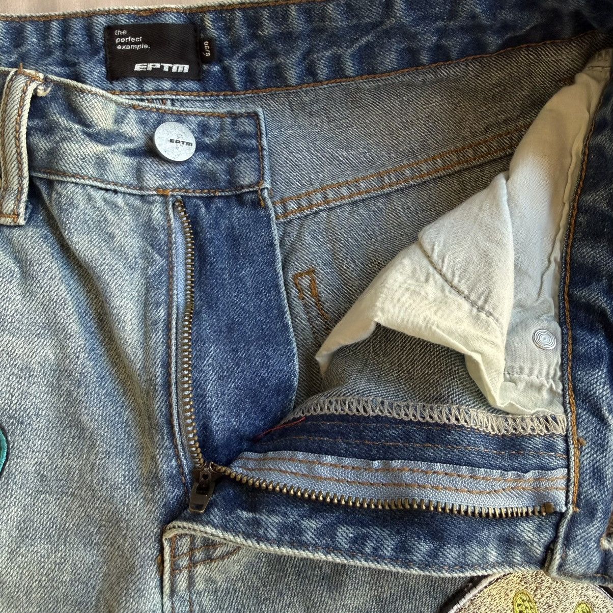EPTM. EPTM Patrick Patchwork Denim Jorts Shorts Men's Size S / 30 Size US 30 / EU 46 - 5 Thumbnail