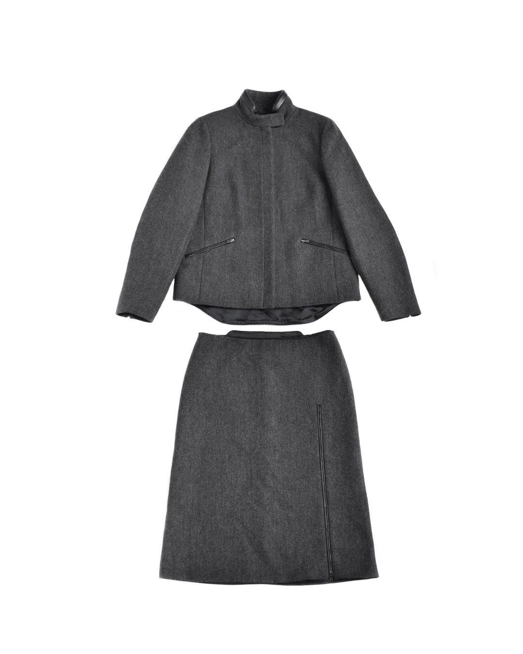 Prada Prada F/W 1999 Set With Leather Details Size M / US 6-8 / IT 42-44 - 2 Thumbnail