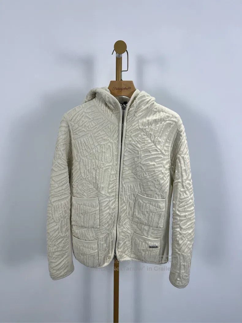 Chanel Chanel Beige full-print logo hooded jacket Size XXS / US 00 / IT 34 - 1 Thumbnail