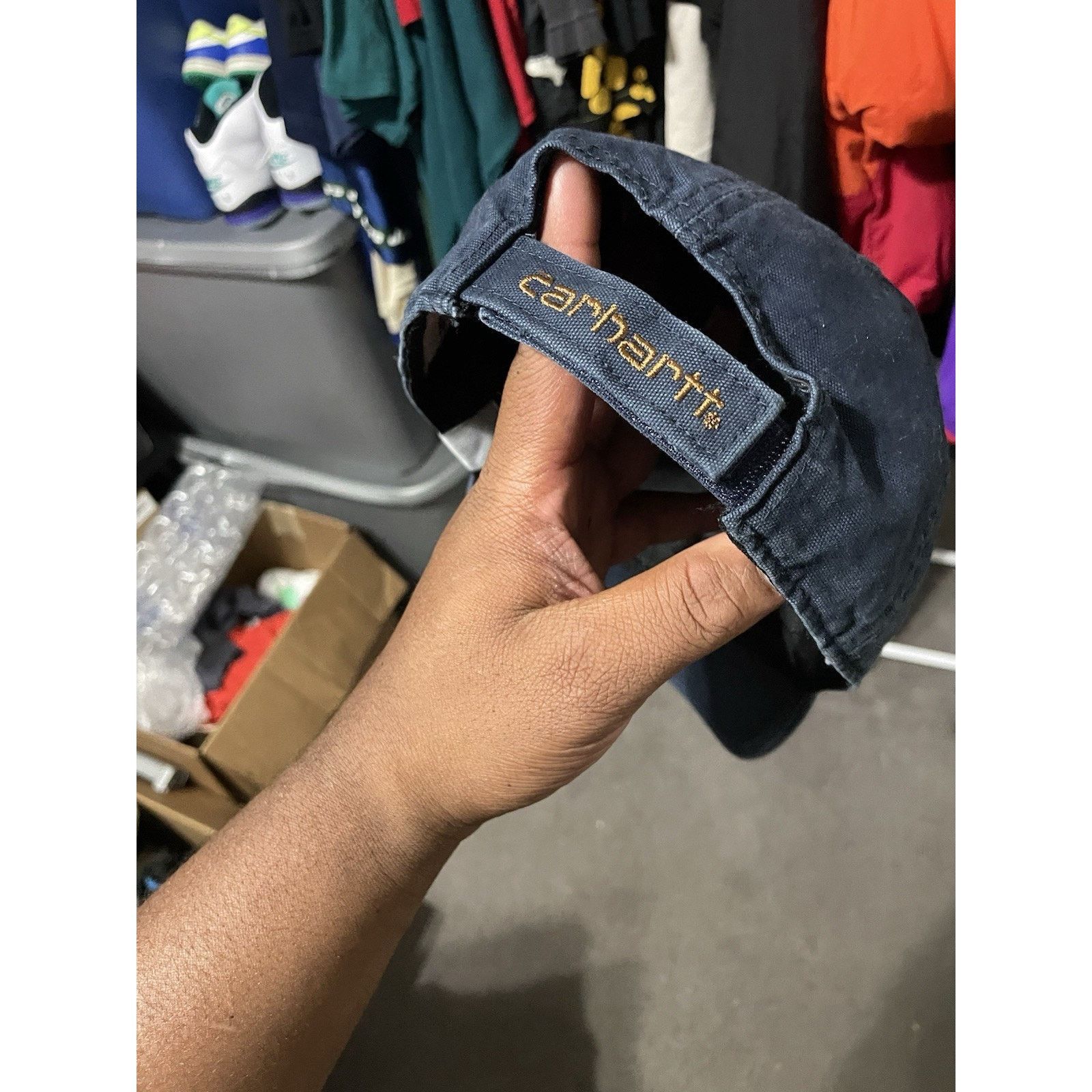 Carhartt NWT Carhartt Cap Hat Adult Adjustable faded navy Size ONE SIZE - 4 Thumbnail