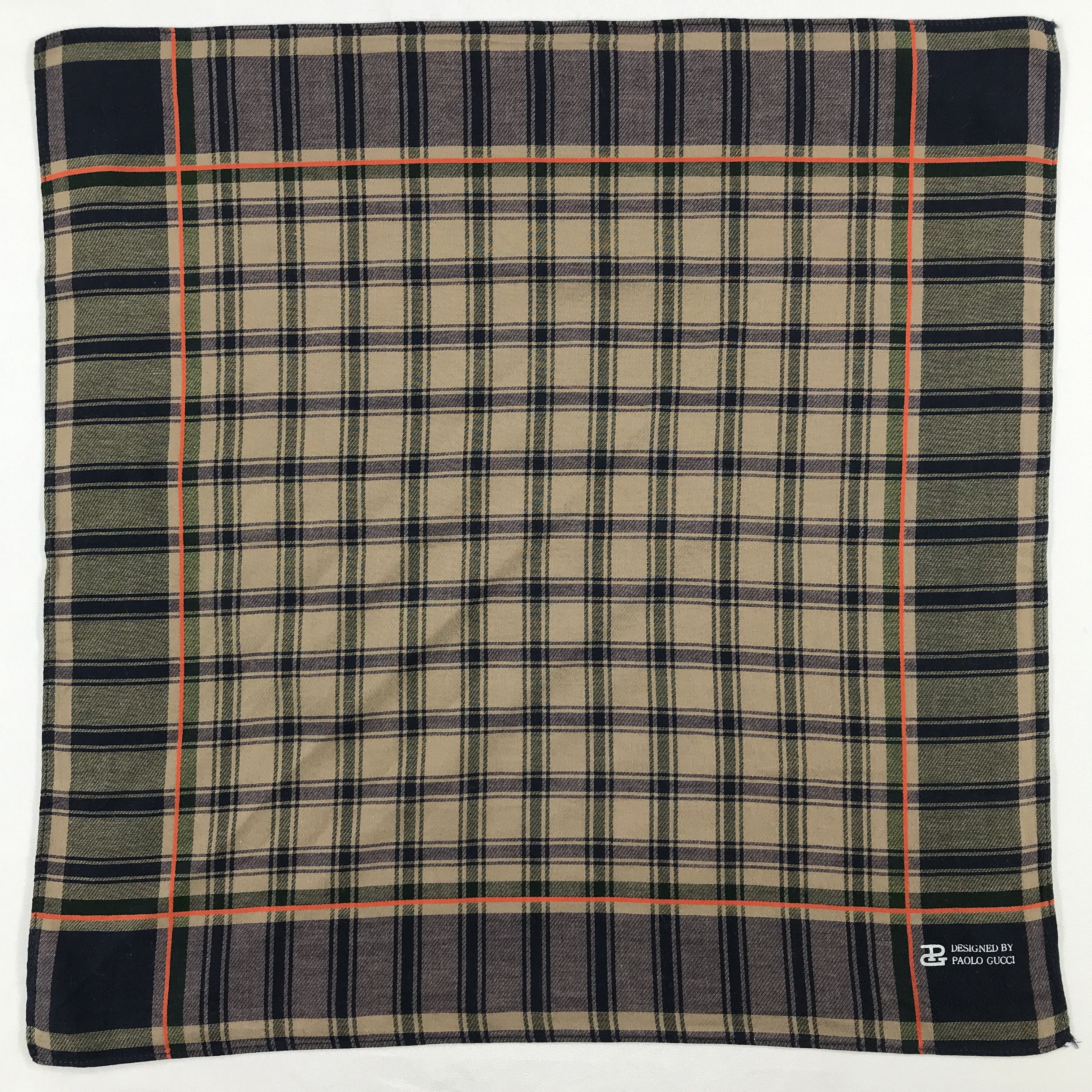 Paolo Gucci × Vintage Paolo Gucci Bandana / Handkerchief / Neckerchief - S1963 Size ONE SIZE - 1 Thumbnail