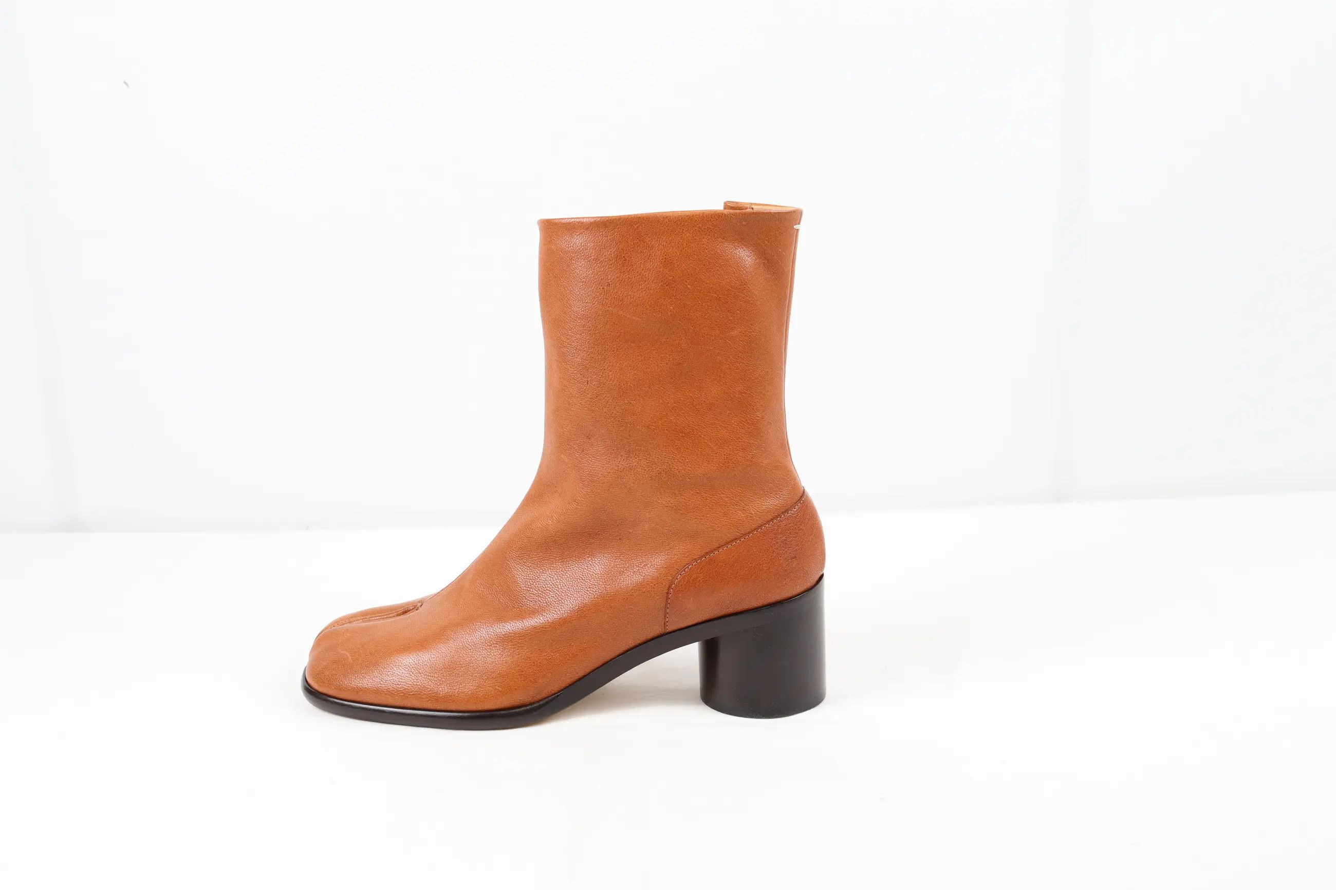Maison Margiela o1rshd High Tabi Boots in Caramel Size US 12 / EU 45 - 3 Thumbnail