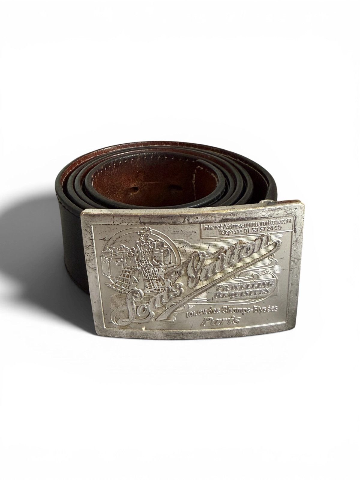 Louis Vuitton Travelling leather belt
