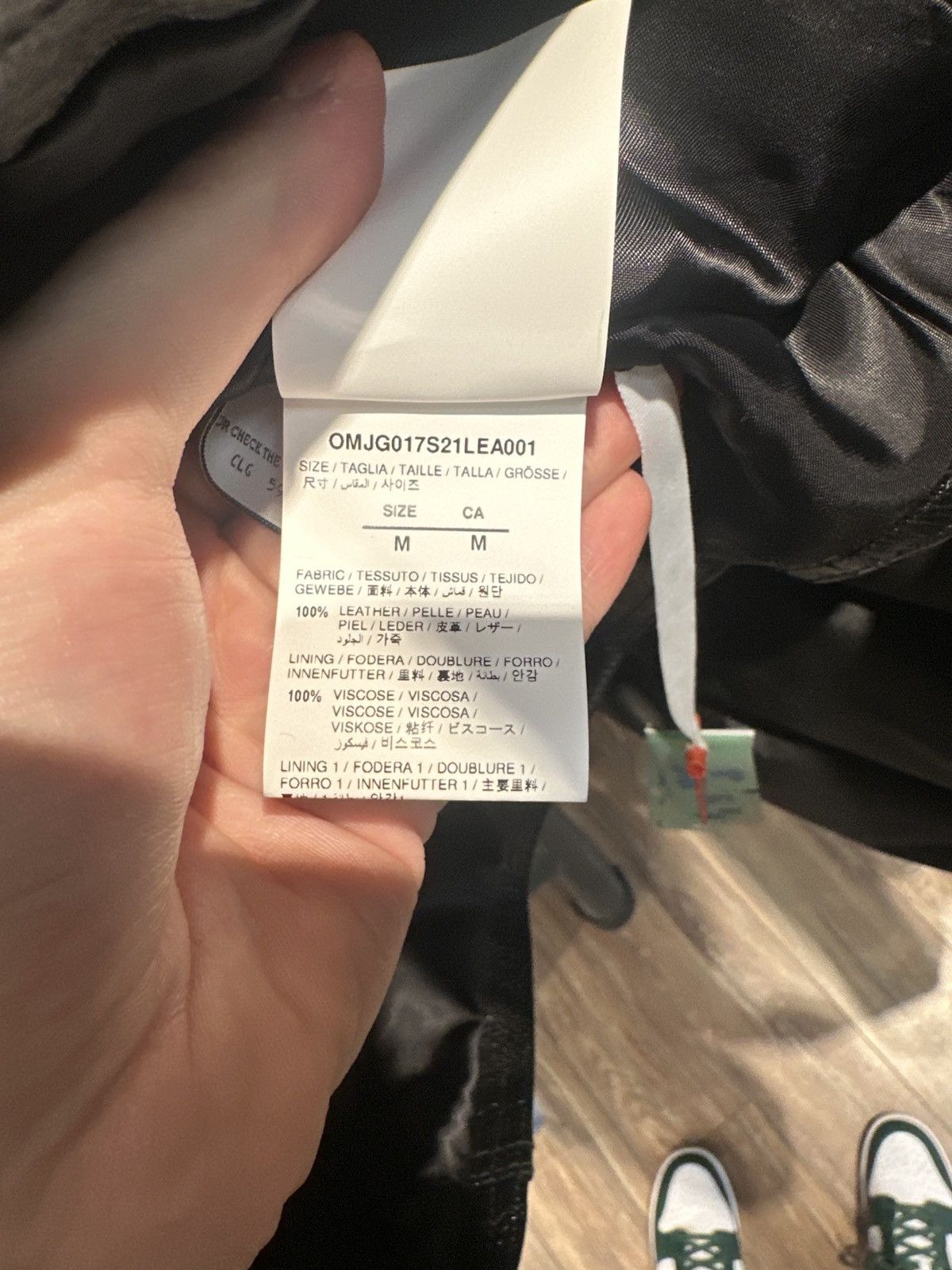 Off-White Off white leather jacket rare Size US M / EU 48-50 / 2 - 15 Thumbnail