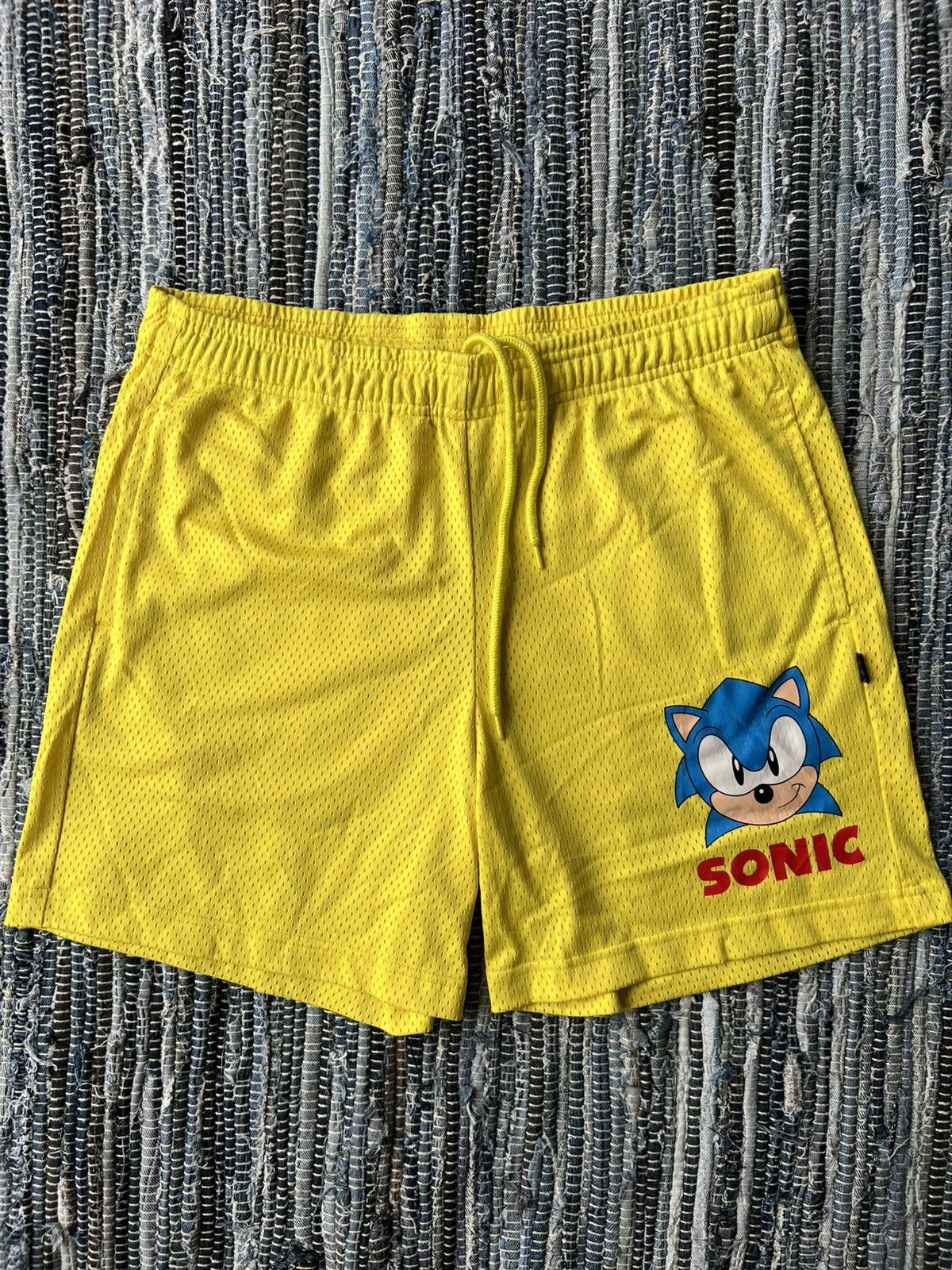 Anime Rowing Blazer x Sega Sonic the Hedgehog Mesh Shorts Size US 34 / EU 50 - 1 Thumbnail