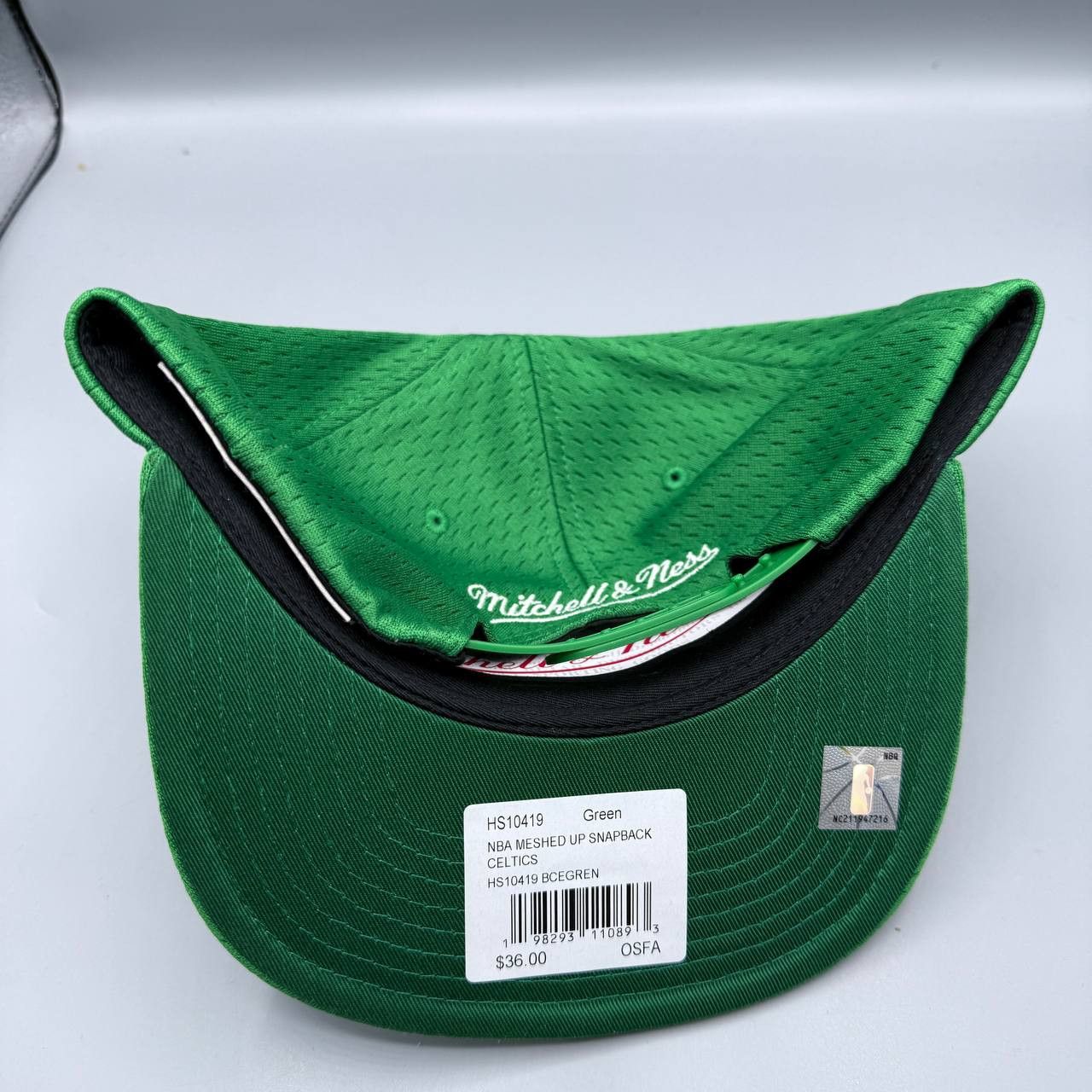 Mitchell & Ness Boston Celtics Hat Men Mesh NBA Snap Back Cap New Size ONE SIZE - 7 Thumbnail