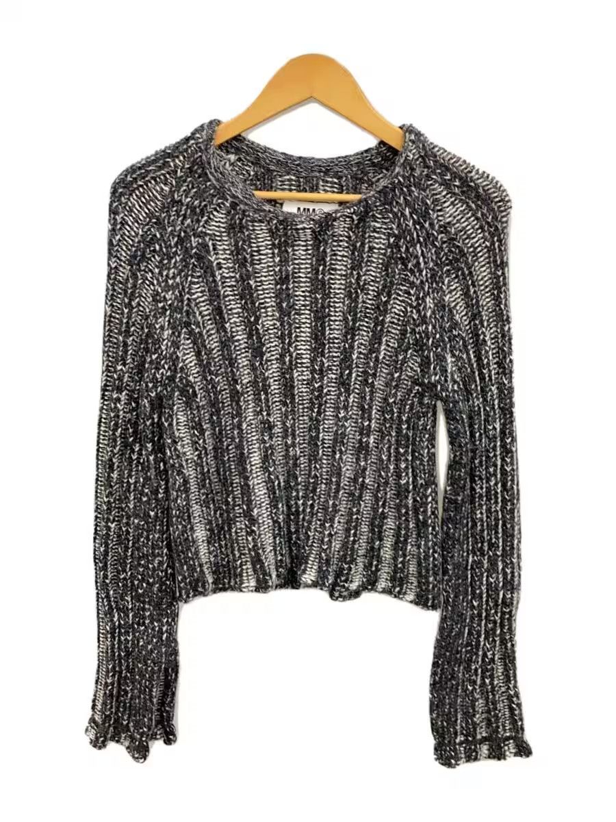 Ribbed Wool Raglan Knit Sweater