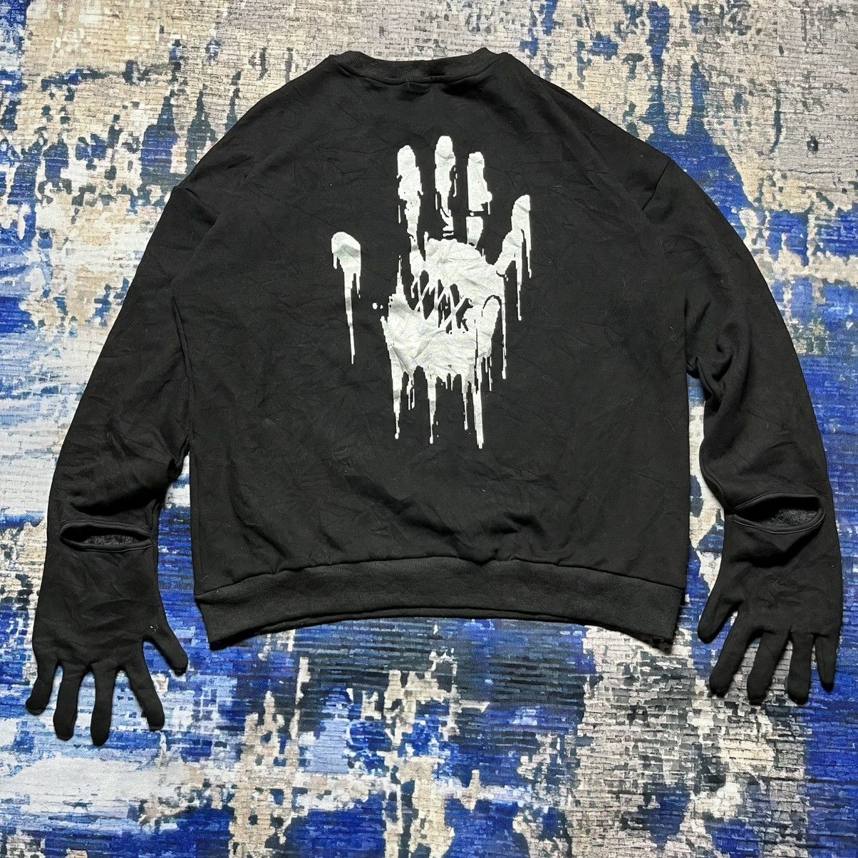 Designer × Japanese Brand ⚡️STEALS⚡️Noel Punk Cat Crazy Design Sweetshirts Size US XL / EU 56 / 4 - 2 Thumbnail