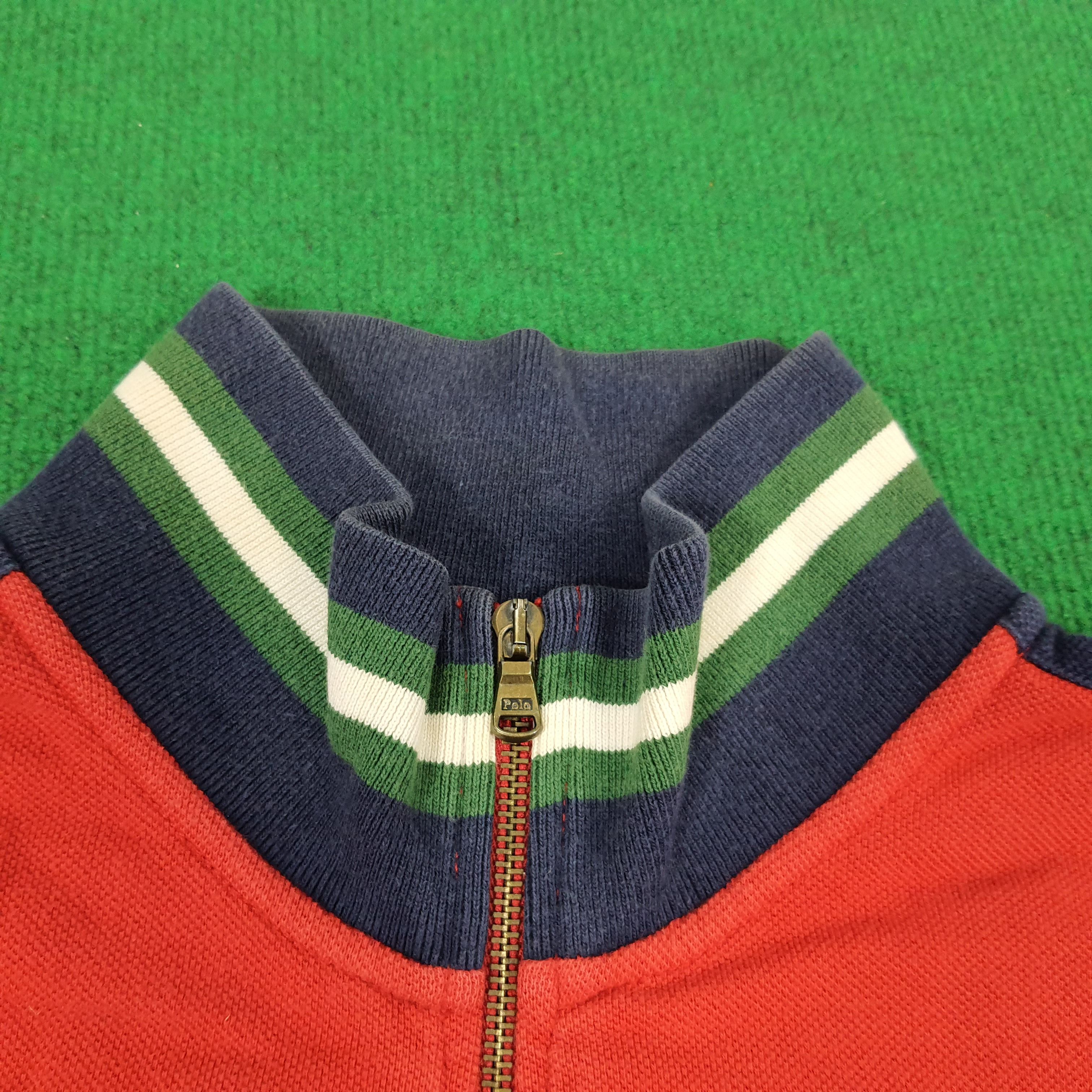 Polo Ralph Lauren Vintage POLO Ralph Lauren Embroidery Logo Zipper Sweatshirt Size US XL / EU 56 / 4 - 4 Thumbnail