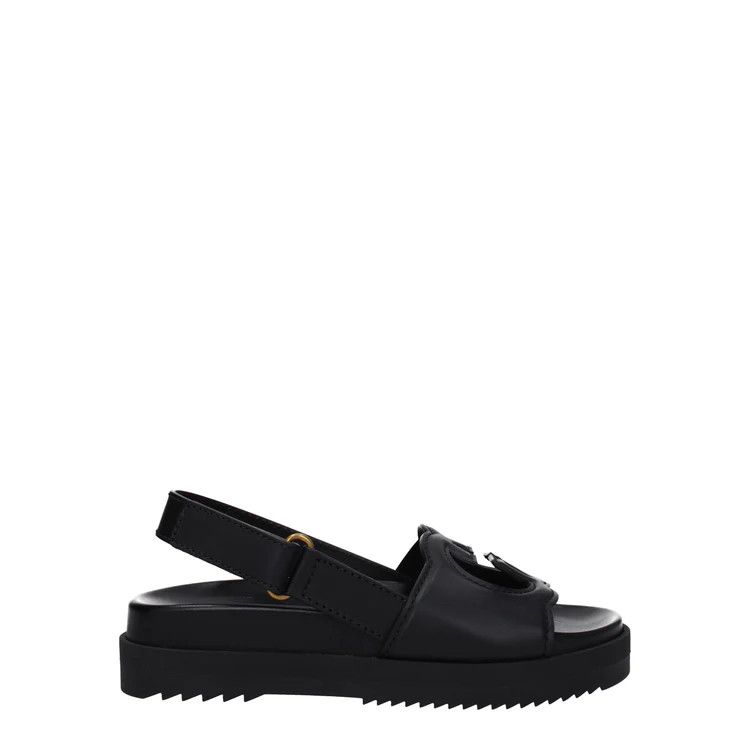 Gucci ob1o1e1124 Leather Sandals in Black Size US 6 / IT 36 - 1 Thumbnail