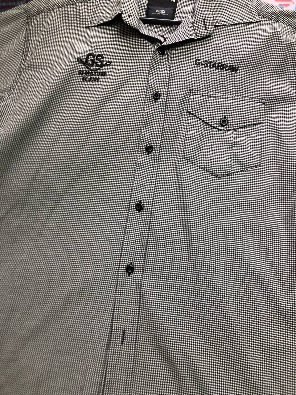 G-Star × Vintage RARE G-Star Raw Vintage Y2K Big Logo Button Up Shirt Size US M / EU 48-50 / 2 - 6 Thumbnail