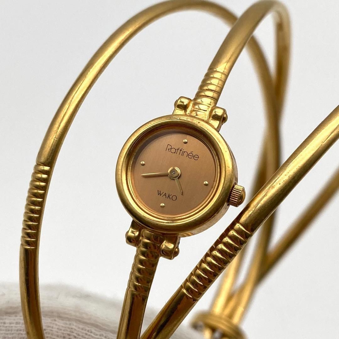 Seiko Wako by Seiko Vintage Watch – Triple Band Gold Tone – 1990s Size ONE SIZE - 4 Thumbnail