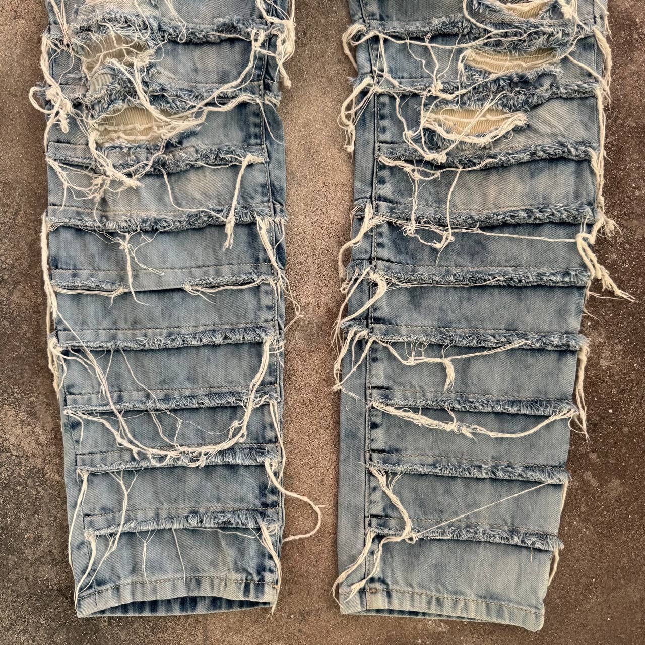 If Six Was Nine × Japanese Brand Opium Y2K Cipo & Baxx Unisex Distressed Jeans Size US 30 / EU 46 - 8 Thumbnail