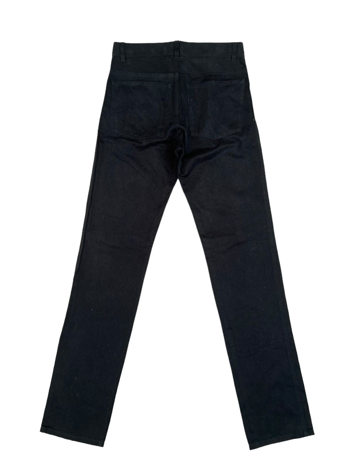 agnes b. Vintage Agnes B. Homme Paris Dark Black Trouser Pant Size US 29 - 2 Thumbnail
