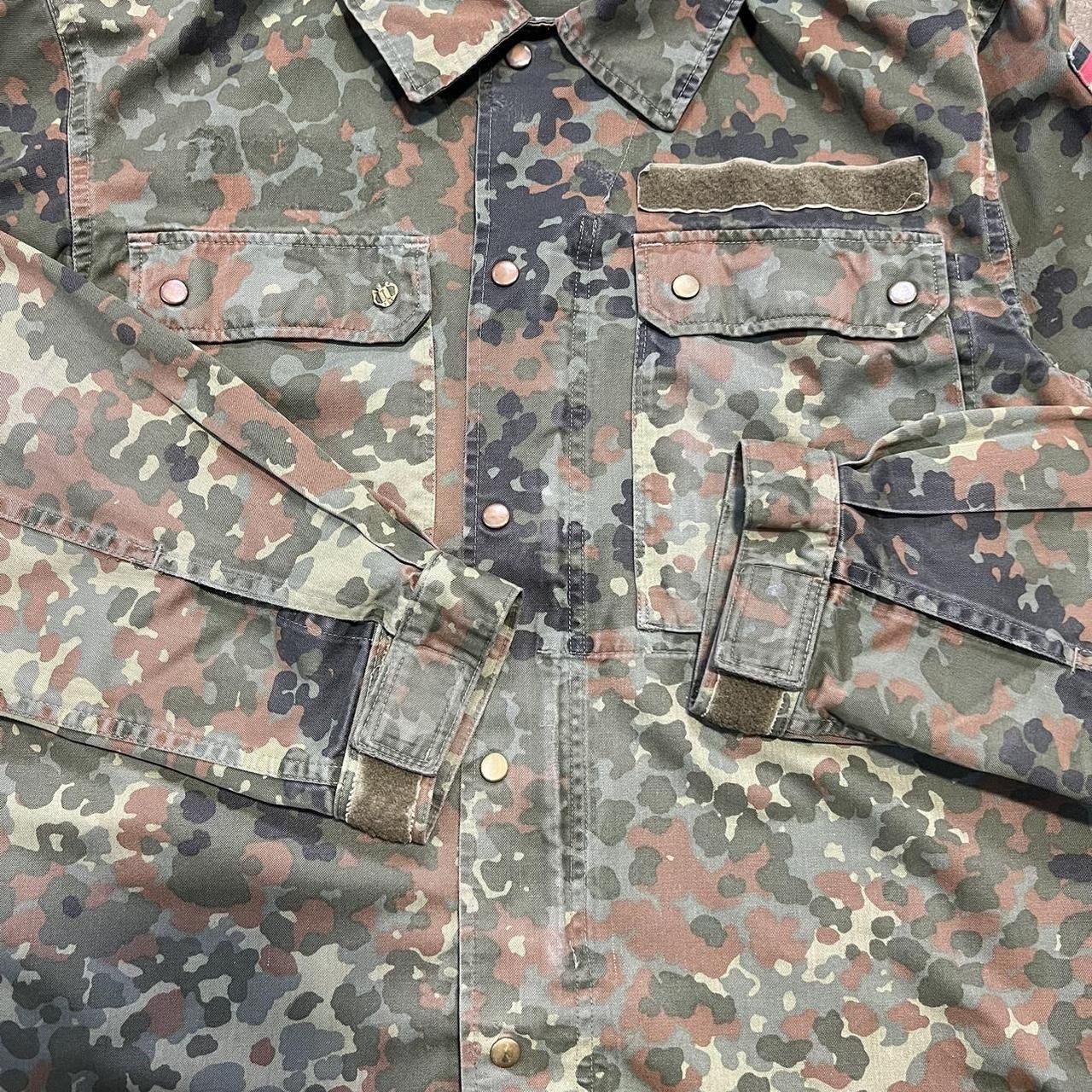 Vintage Vintage German Military Camo Jacket Flektarn Bundeswehr 90s Size US M / EU 48-50 / 2 - 4 Thumbnail