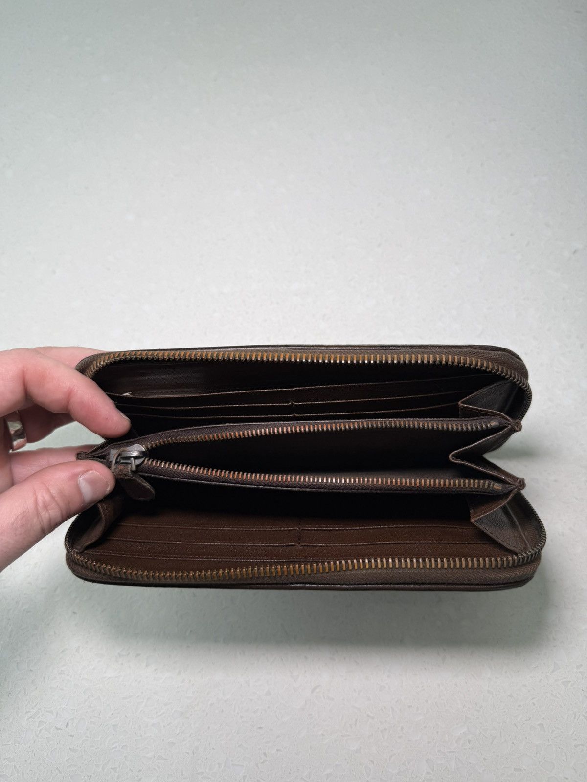 Bottega Veneta Bottega Veneta Brown Zippy Wallet Size ONE SIZE - 11 Thumbnail