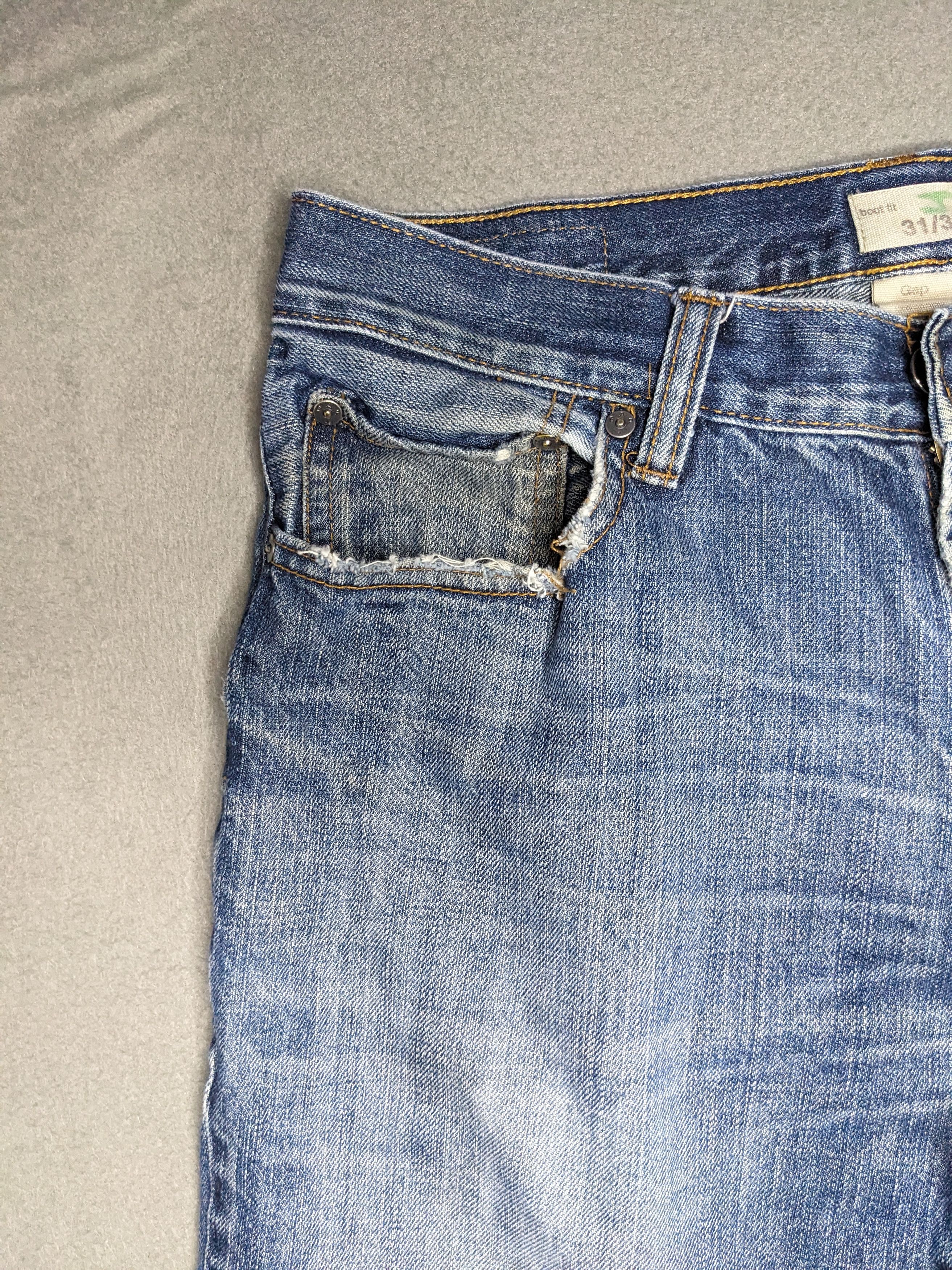 Gap VINTAGE Gap 1969 Jeans 30x28 Straight Wide Denim Size US 30 / EU 46 - 9 Thumbnail