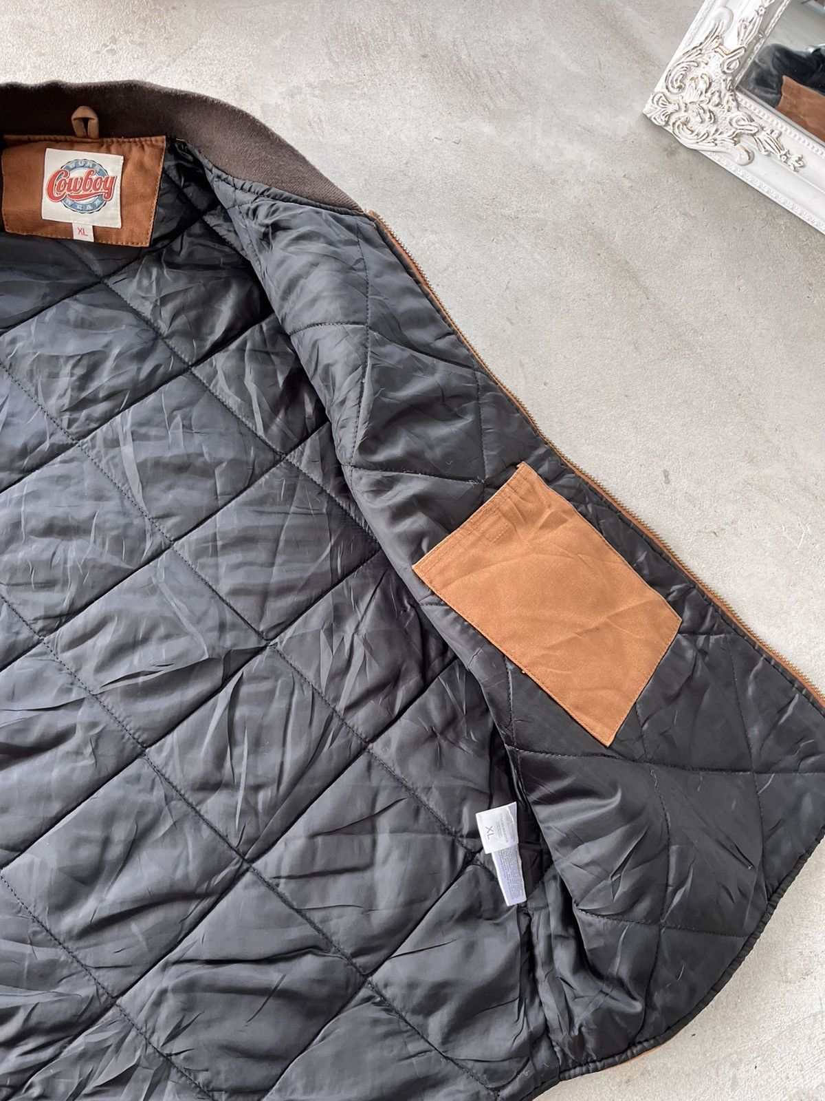 Carhartt Vintage Brown Cowboy Western Workwear Vest Carhartt Style Size US XL / EU 56 / 4 - 13 Thumbnail