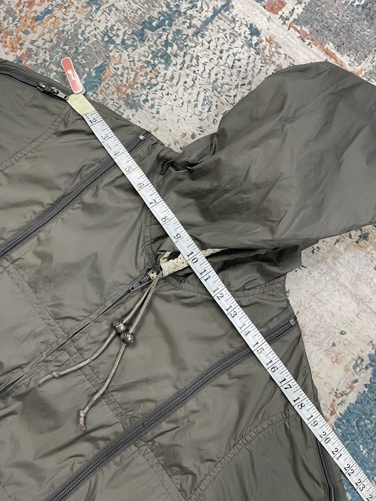 Japanese Brand io Comme io All Over Multi Pocket Zipper Hooded Nylon Jacket Size S / US 4 / IT 40 - 9 Thumbnail