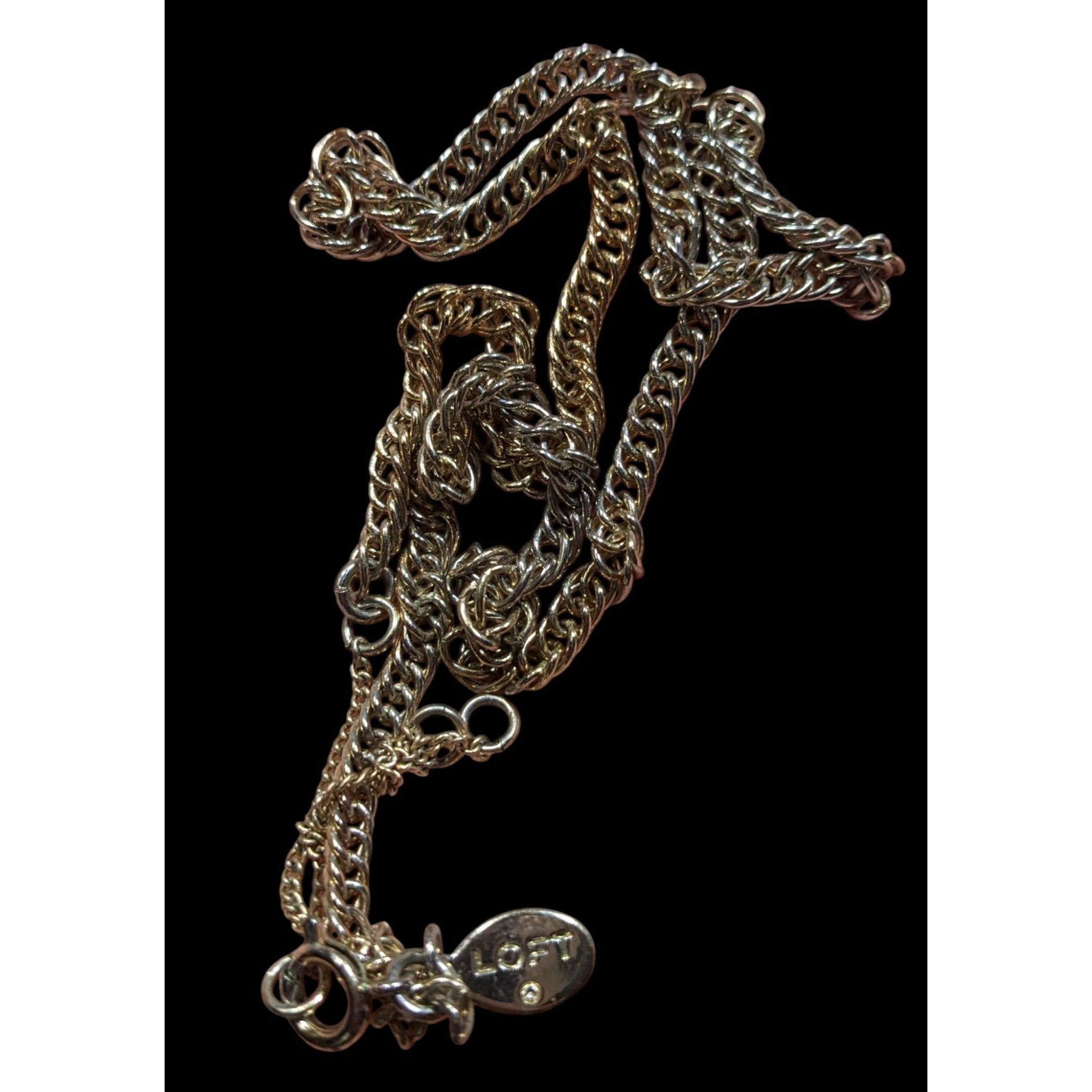 Loft Loft Preppy Elegant Gold Tone Chain Necklace Size ONE SIZE - 3 Thumbnail