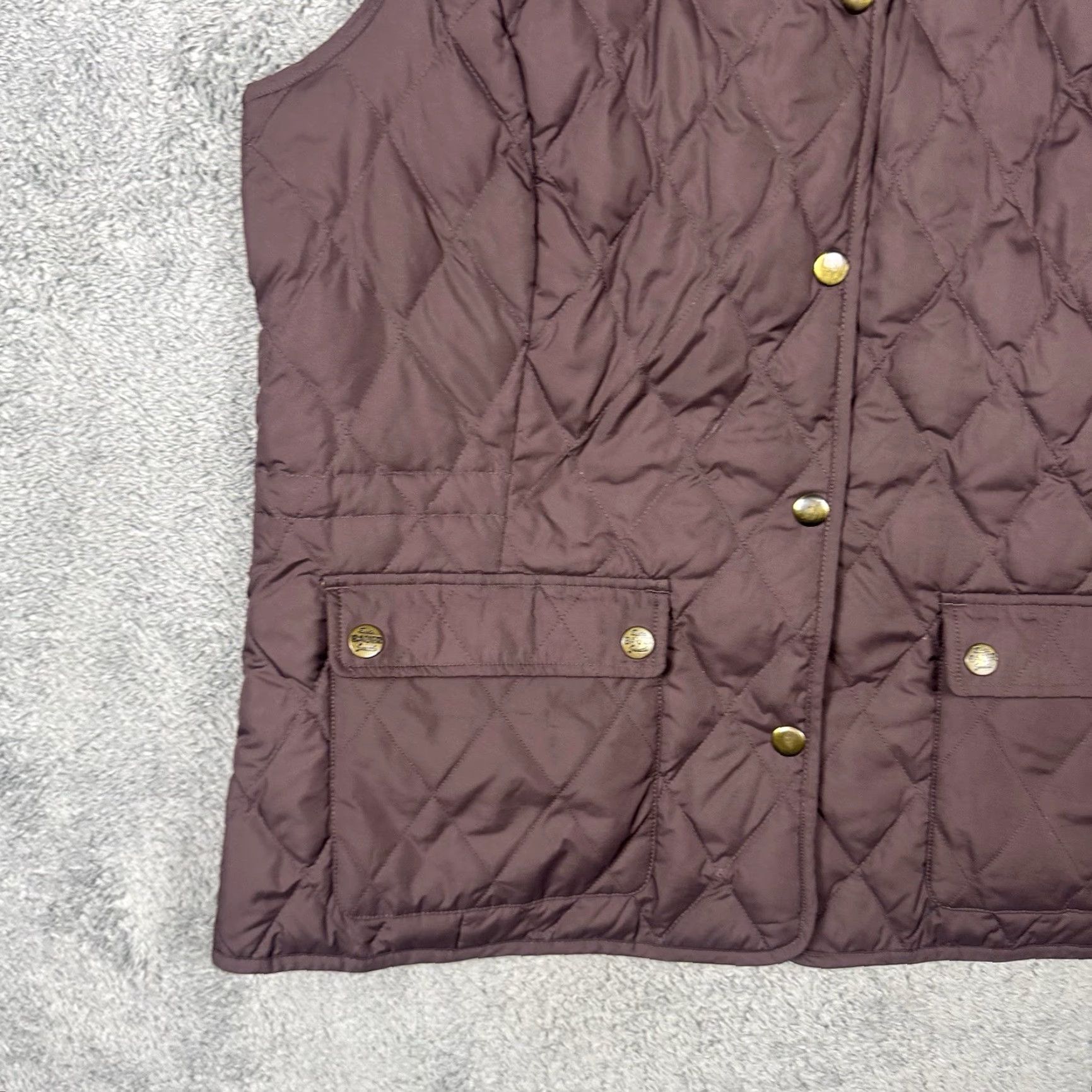 Eddie Bauer VINTAGE Eddie Bauer Vest Womens L Premium 550 Goose Down Lightweight Quilted Cargo Hike Extra? Size L / US 10 / IT 46 - 3 Thumbnail