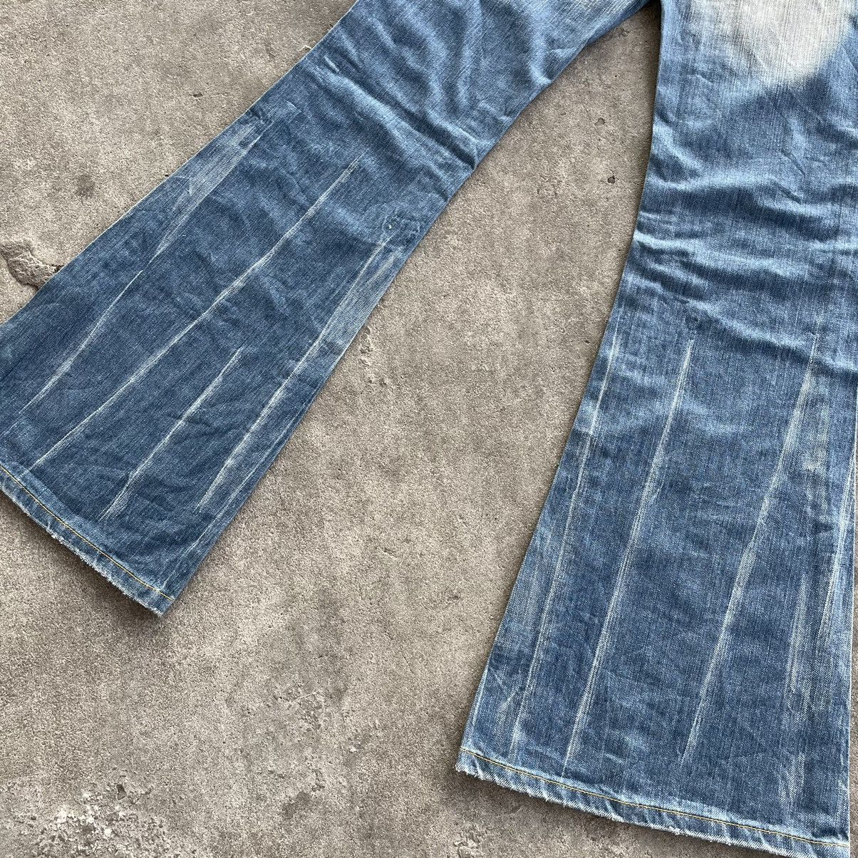 If Six Was Nine × Japanese Brand × Le Grande Bleu (L.G.B.) Super flare jeans ifsixwasnine styled Size US 30 / EU 46 - 4 Thumbnail