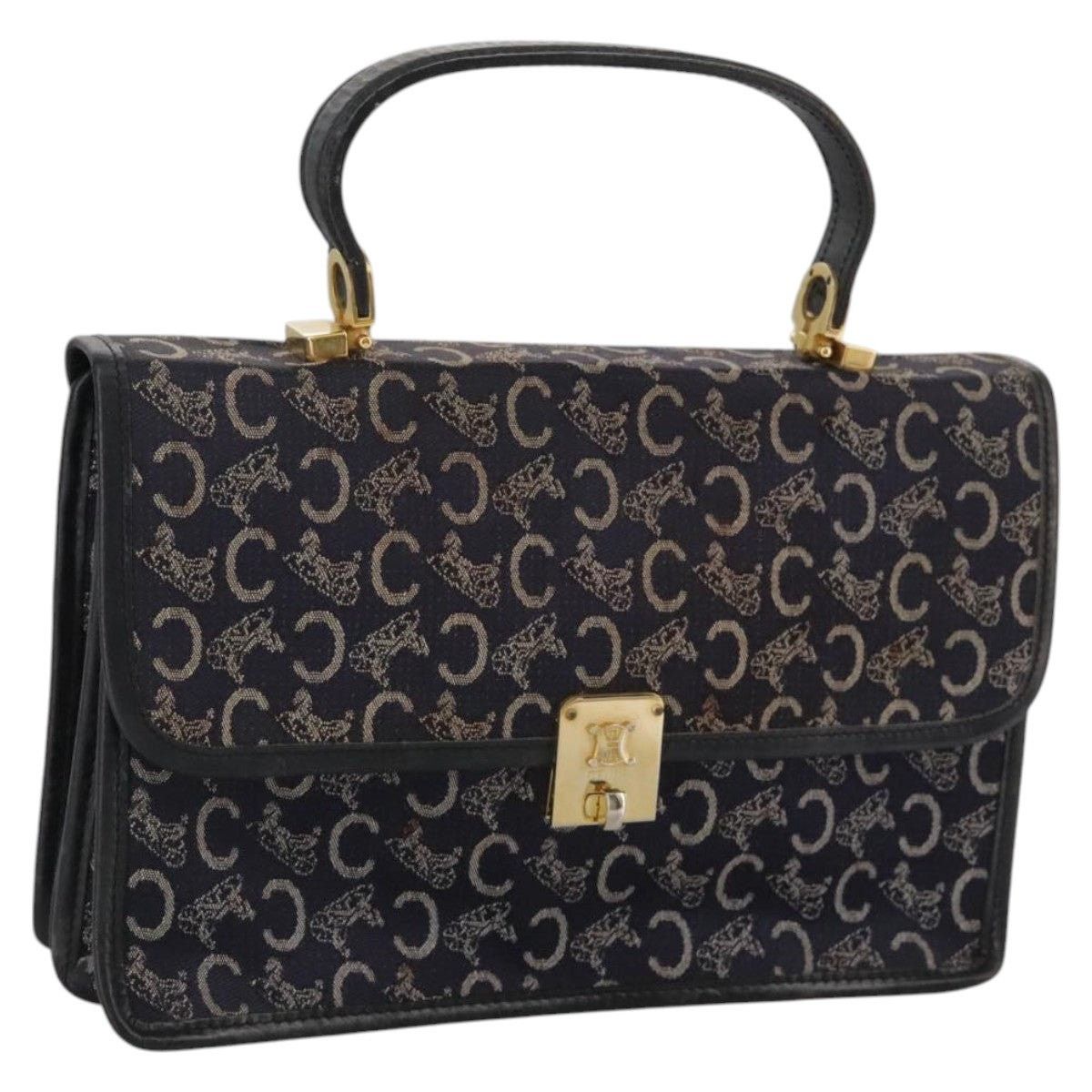 Celine CELINE C Sulky Hand Bag Canvas Navy Size ONE SIZE - 1 Thumbnail