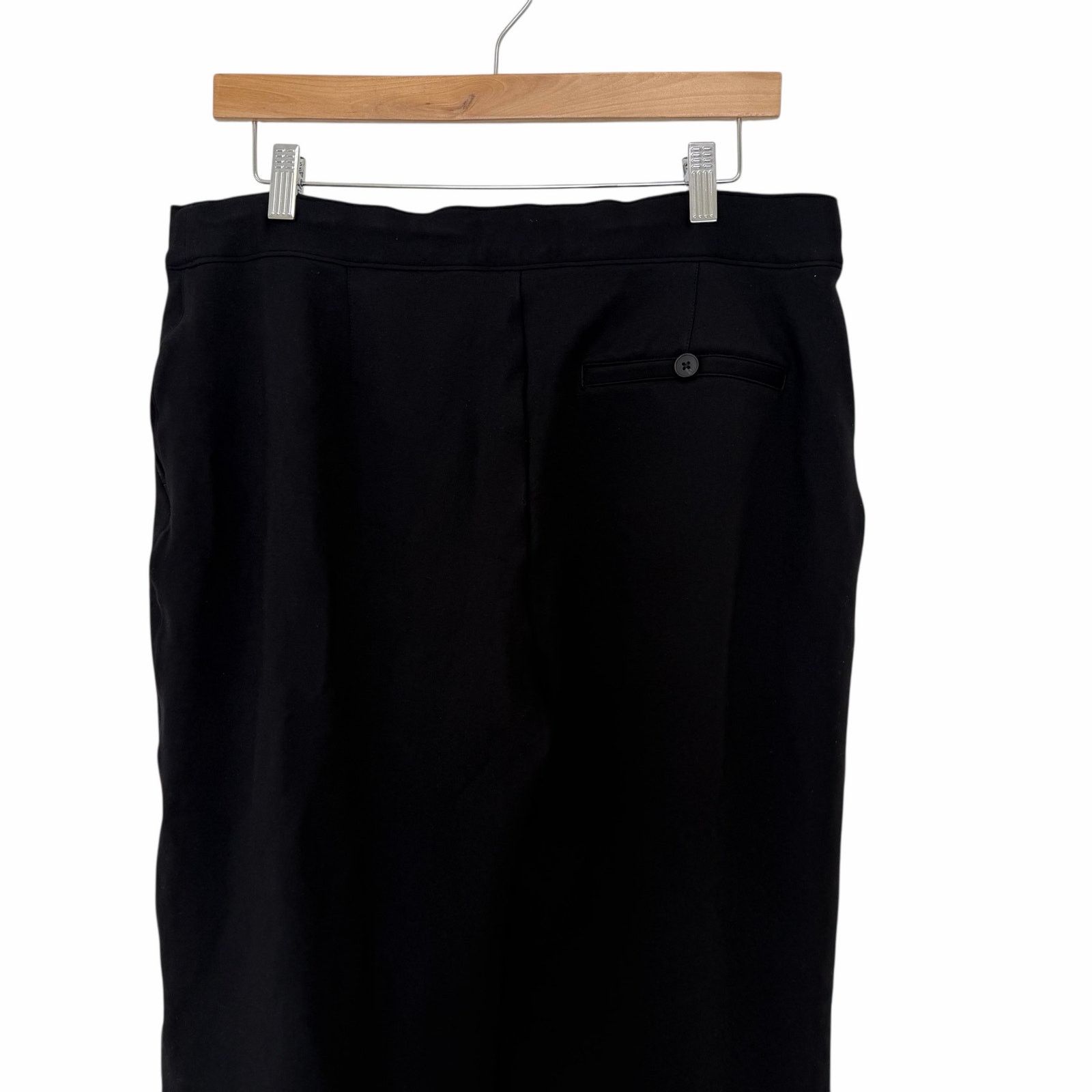 Spanx Spanx Black Pull On Wide Leg Pants Sz XL Size 38" / US 16 / IT 52 - 5 Thumbnail