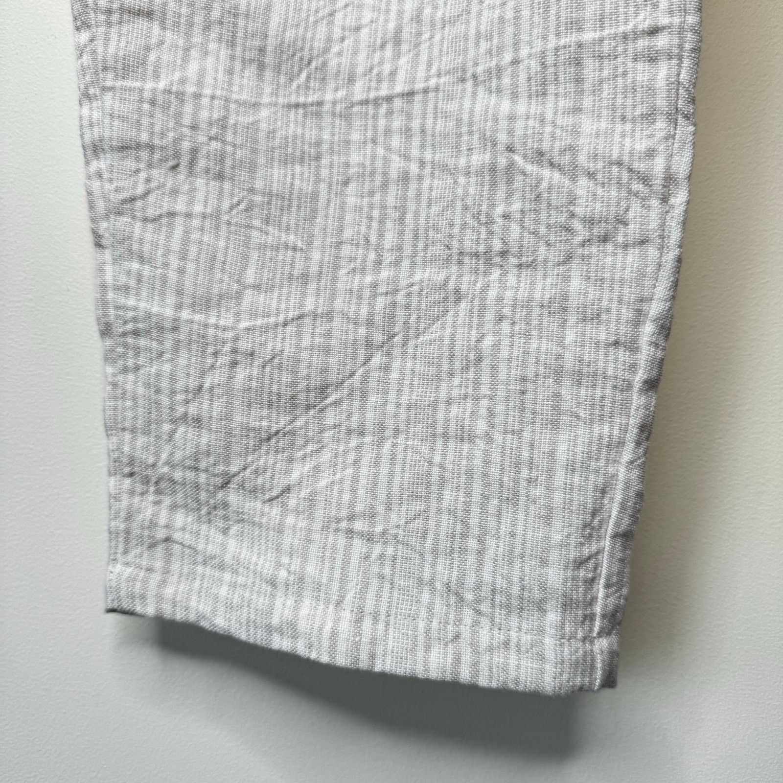 Other MOSKIDDOS 100% Linen Pull On Front Pleated Relaxed Fit Pants Size 30" / US 8 / IT 44 - 5 Thumbnail