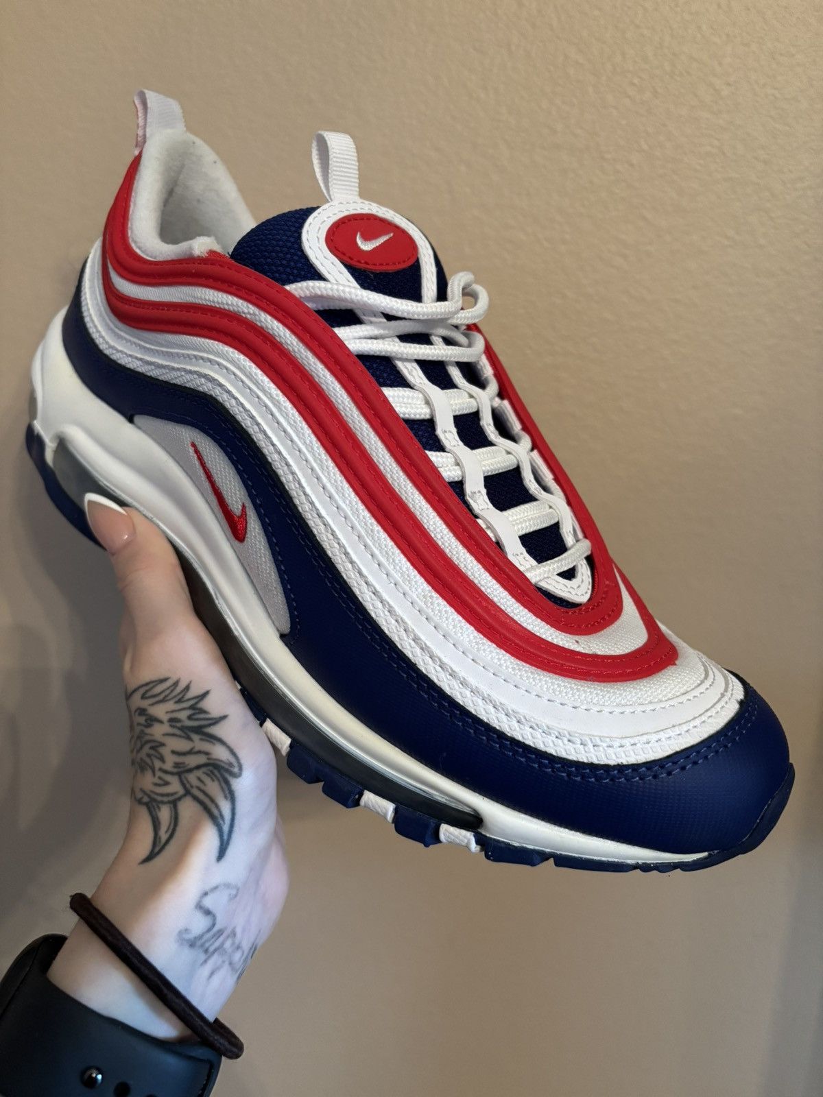 Nike Nike Air Max 97 GS 'USA' Size US 7 / EU 40 - 2 Thumbnail