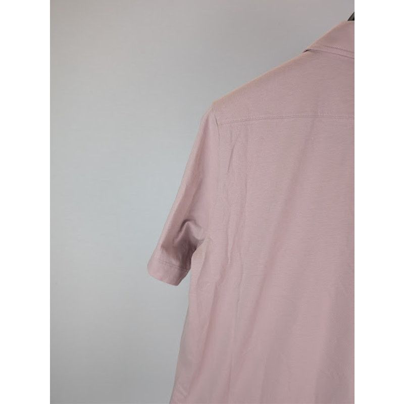 Dries Van Noten o1rshd1 Helder 2600 M.K. Polo Shirt in Pale Pink Size US M / EU 48-50 / 2 - 14 Thumbnail
