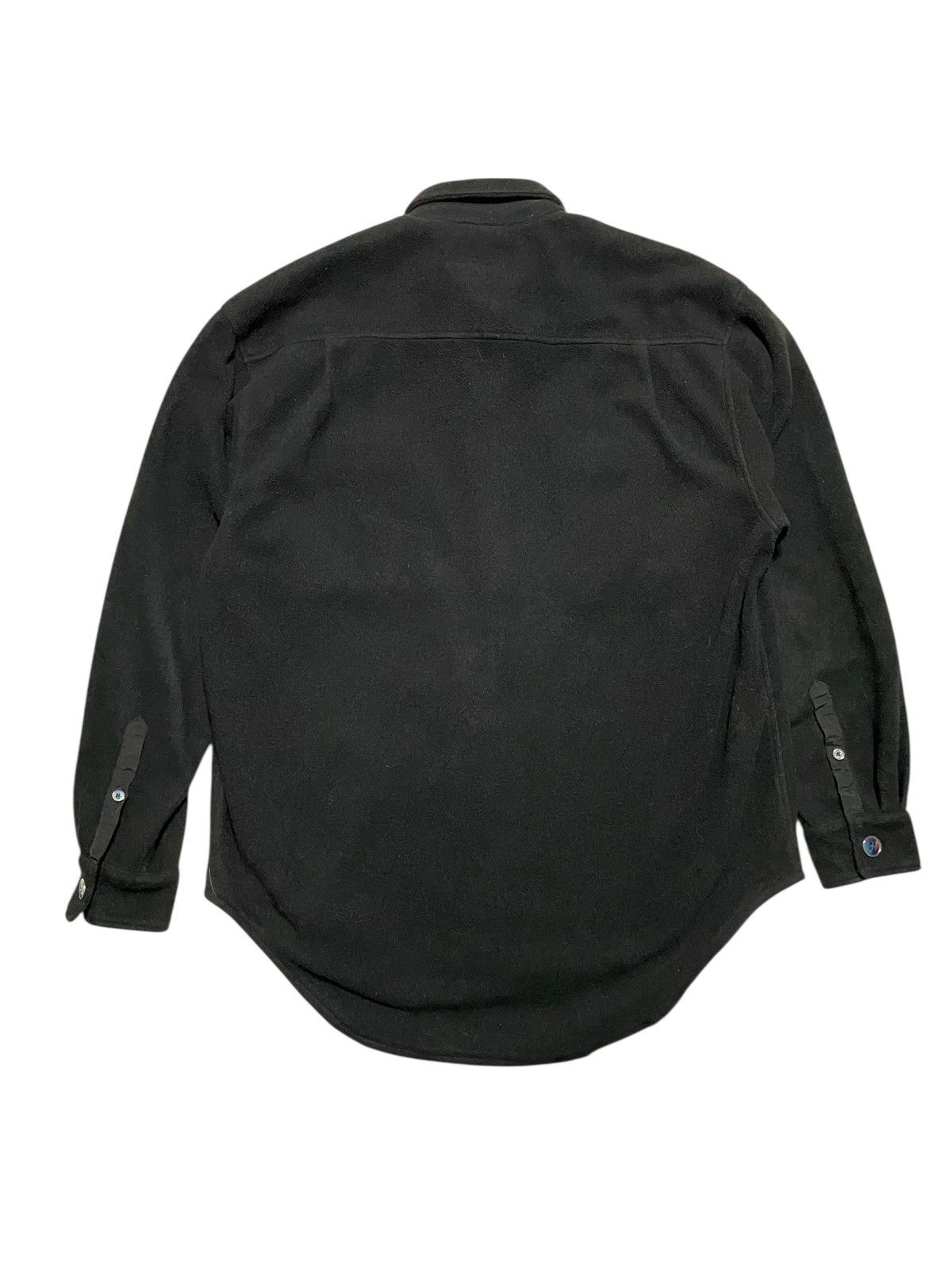 Bossi Sportswear BOSSI Sportswear M Black Fleece Button Down Shirt Jacket Size US M / EU 48-50 / 2 - 3 Thumbnail