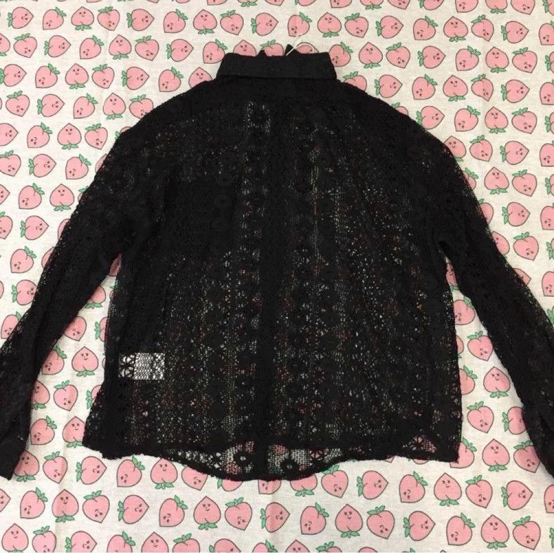 Our Legacy our legacy size 46 Hollow-out crocheted long-sleeved shirt Size US S / EU 44-46 / 1 - 2 Thumbnail