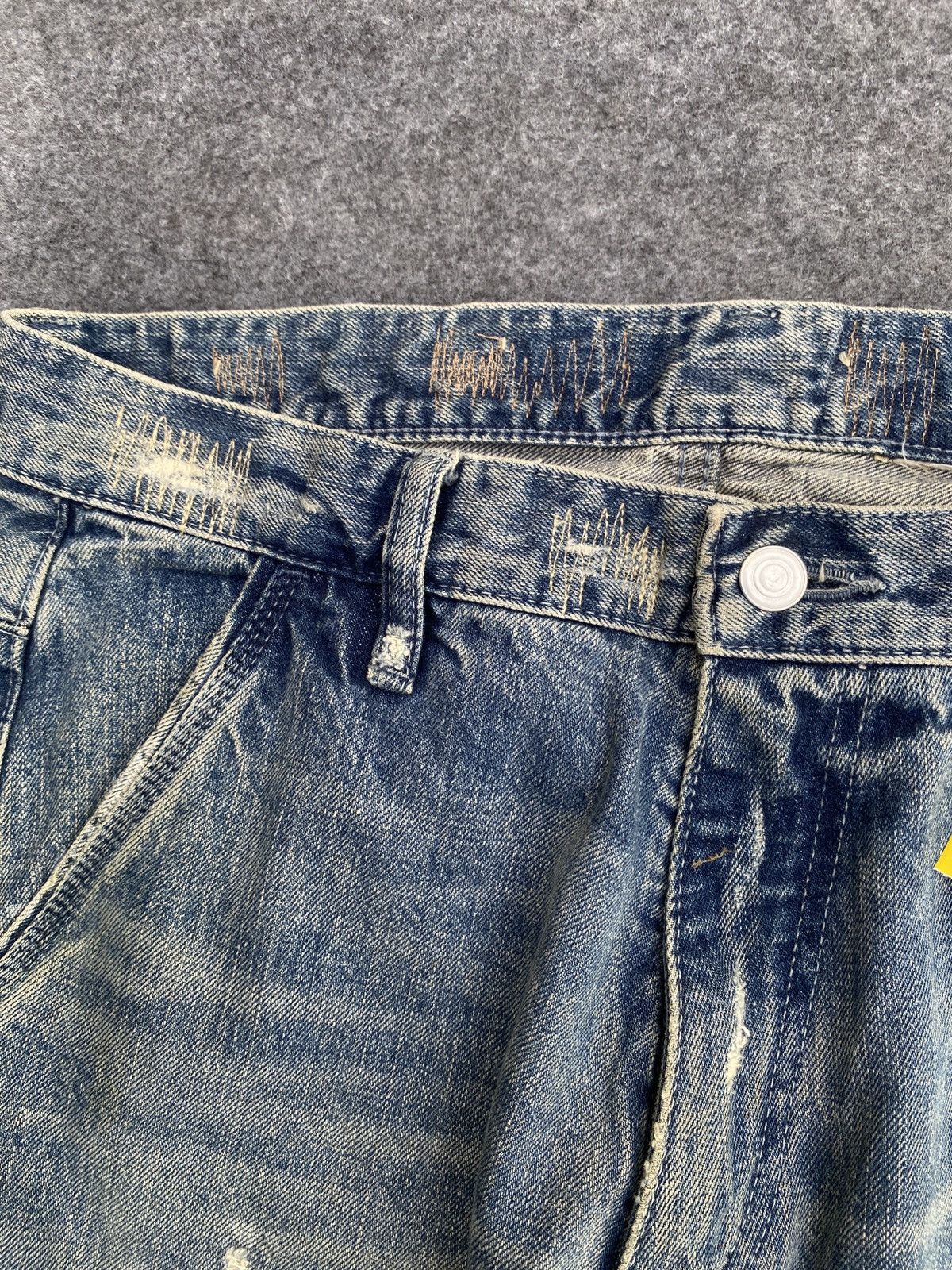 Japanese Brand × PPFM Vintage unbrad selvage denim Size US 33 - 5 Thumbnail