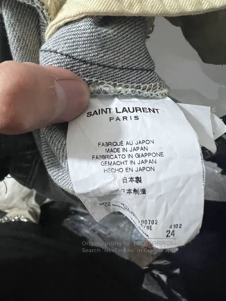 Saint Laurent Paris Saint Laurent Paris size 24 Jeans Size US 26 / EU 42 - 6 Thumbnail