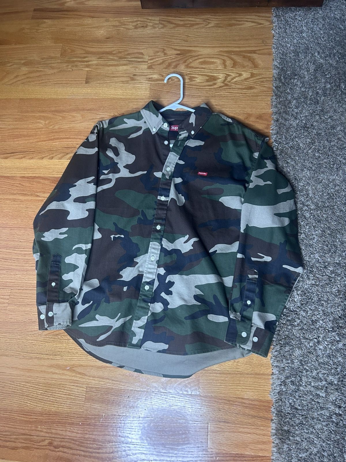 Supreme Supreme Small Box Denim Shirt (FW25) Size US M / EU 48-50 / 2 - 1 Thumbnail
