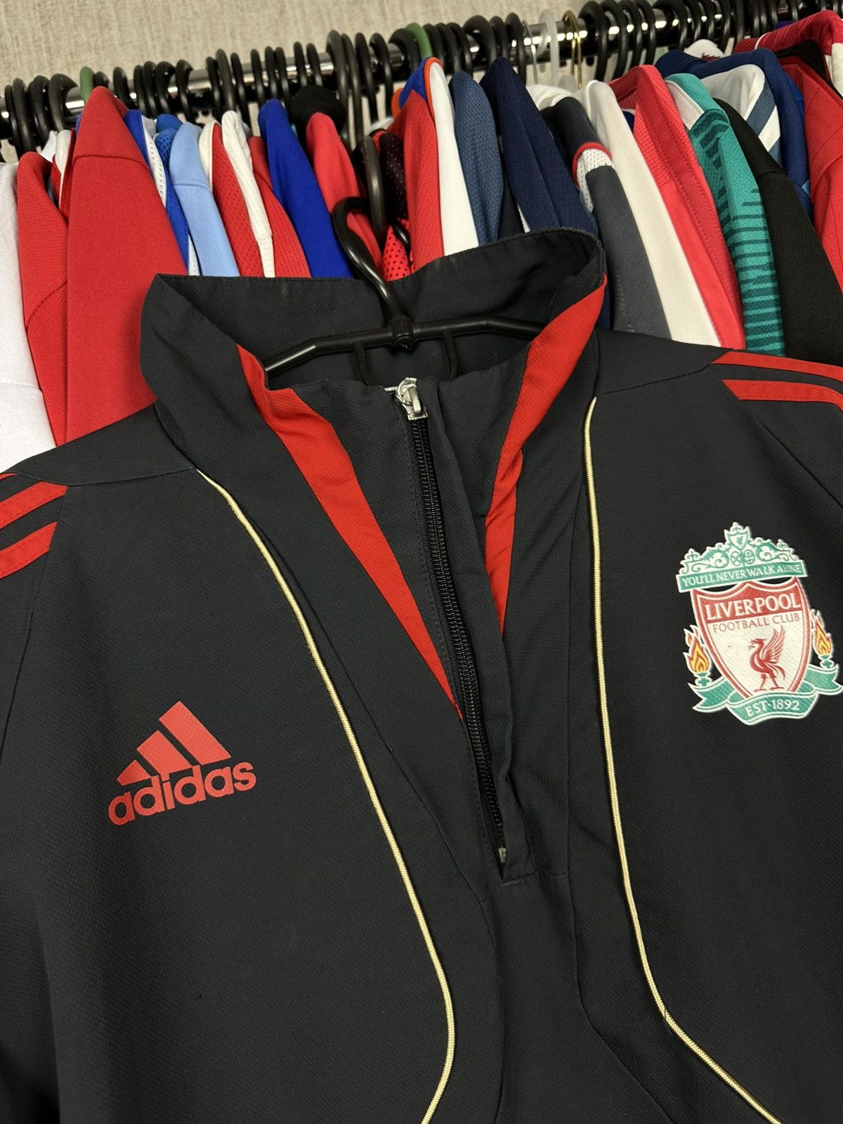 Adidas LIVERPOOL 2009 2010 TRAINING FOOTBALL SOCCER JACKET ADIDAS Size US M / EU 48-50 / 2 - 6 Thumbnail